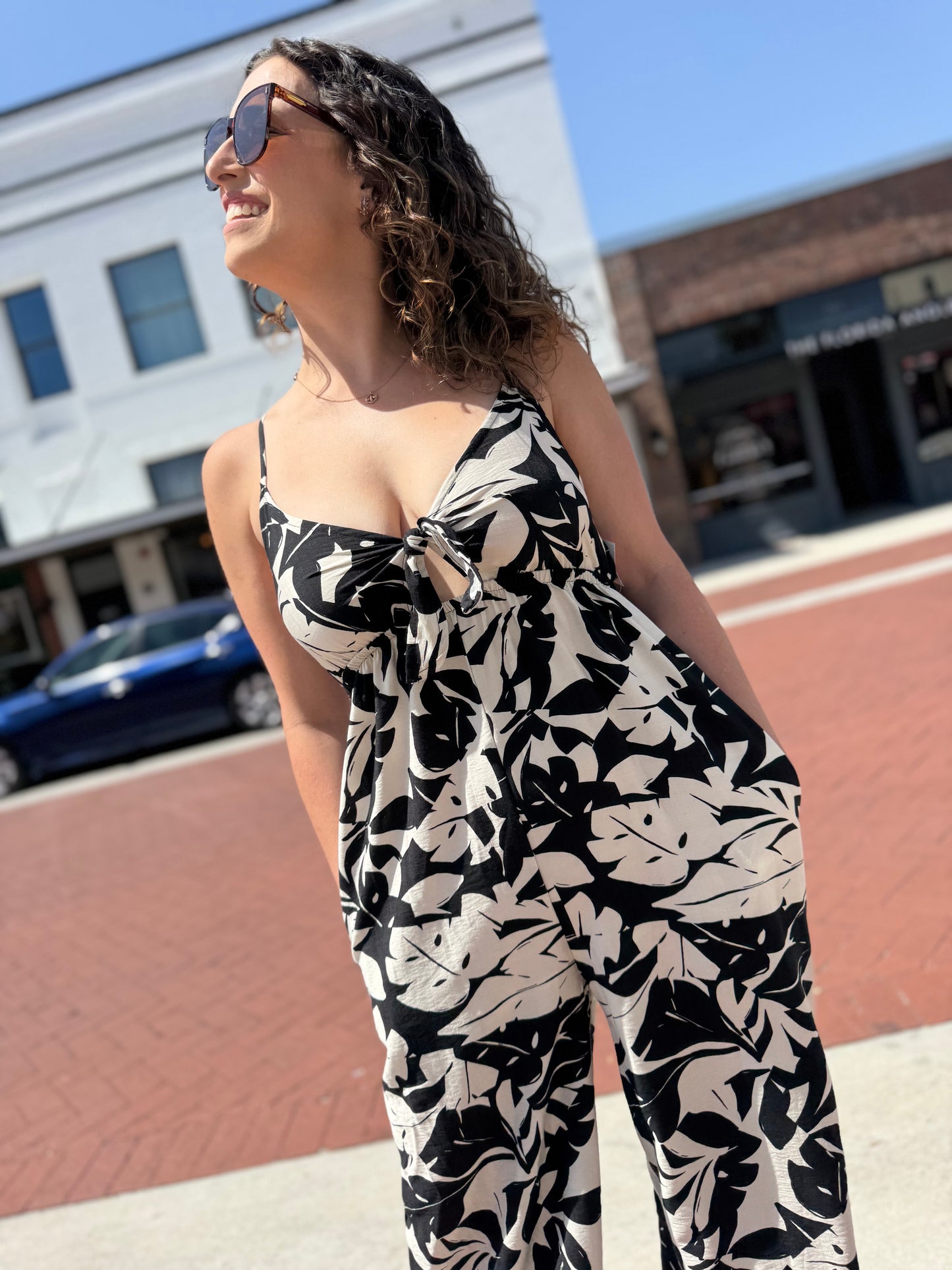 Midsummer Front Tie Jumpsuit