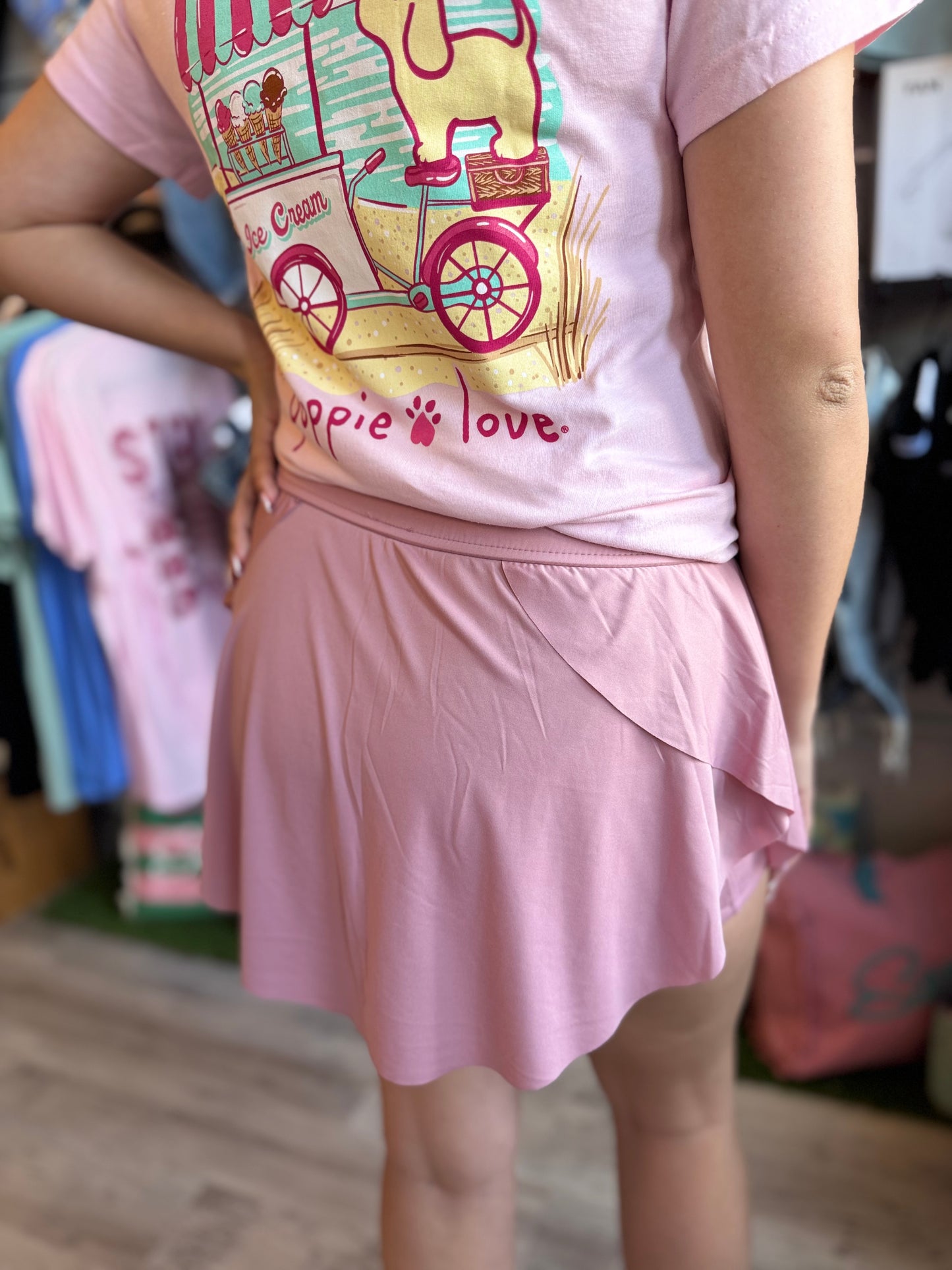 Game, Set, Match Skort - Rose