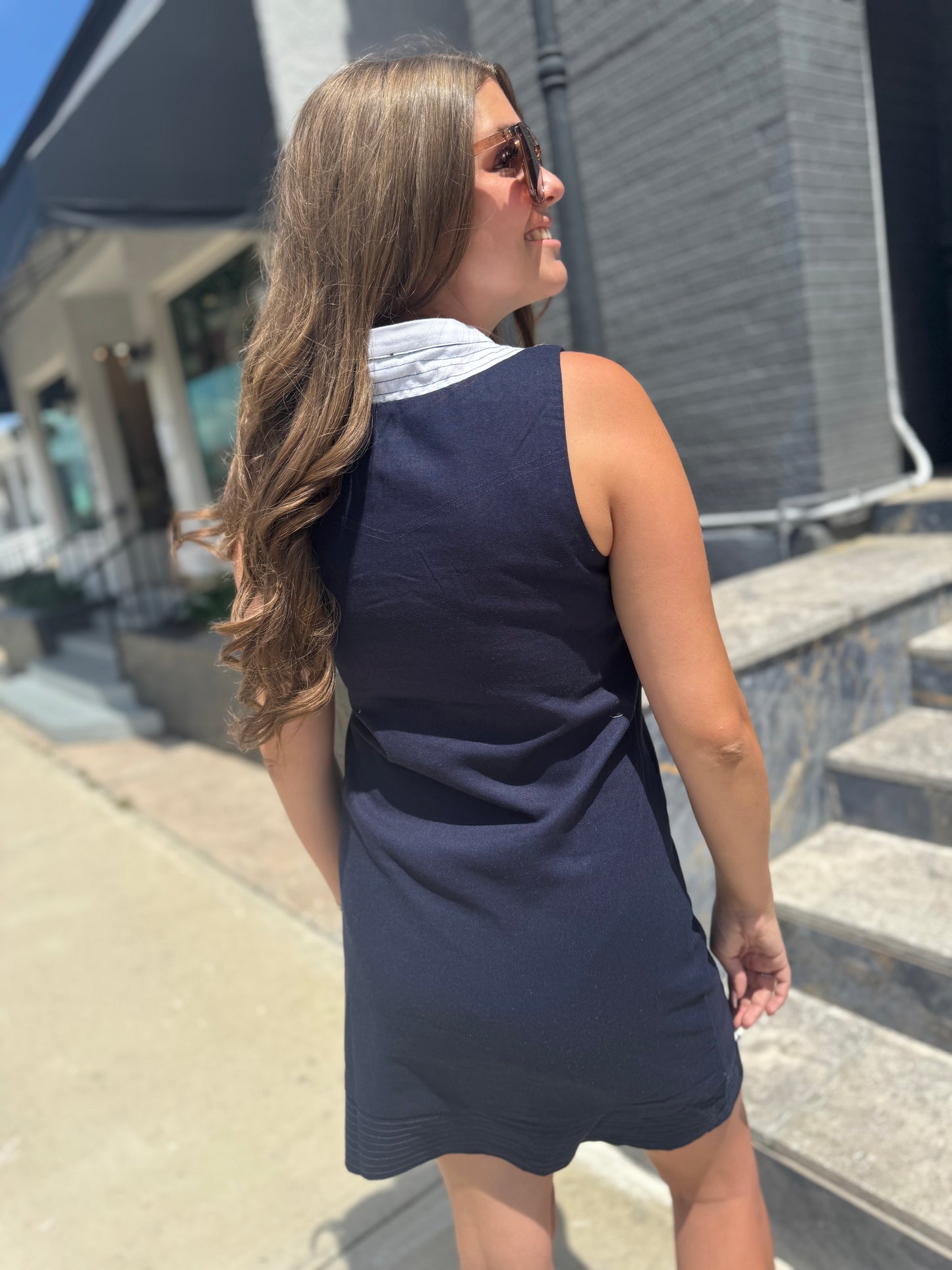 Linen Love V-Neck Dress