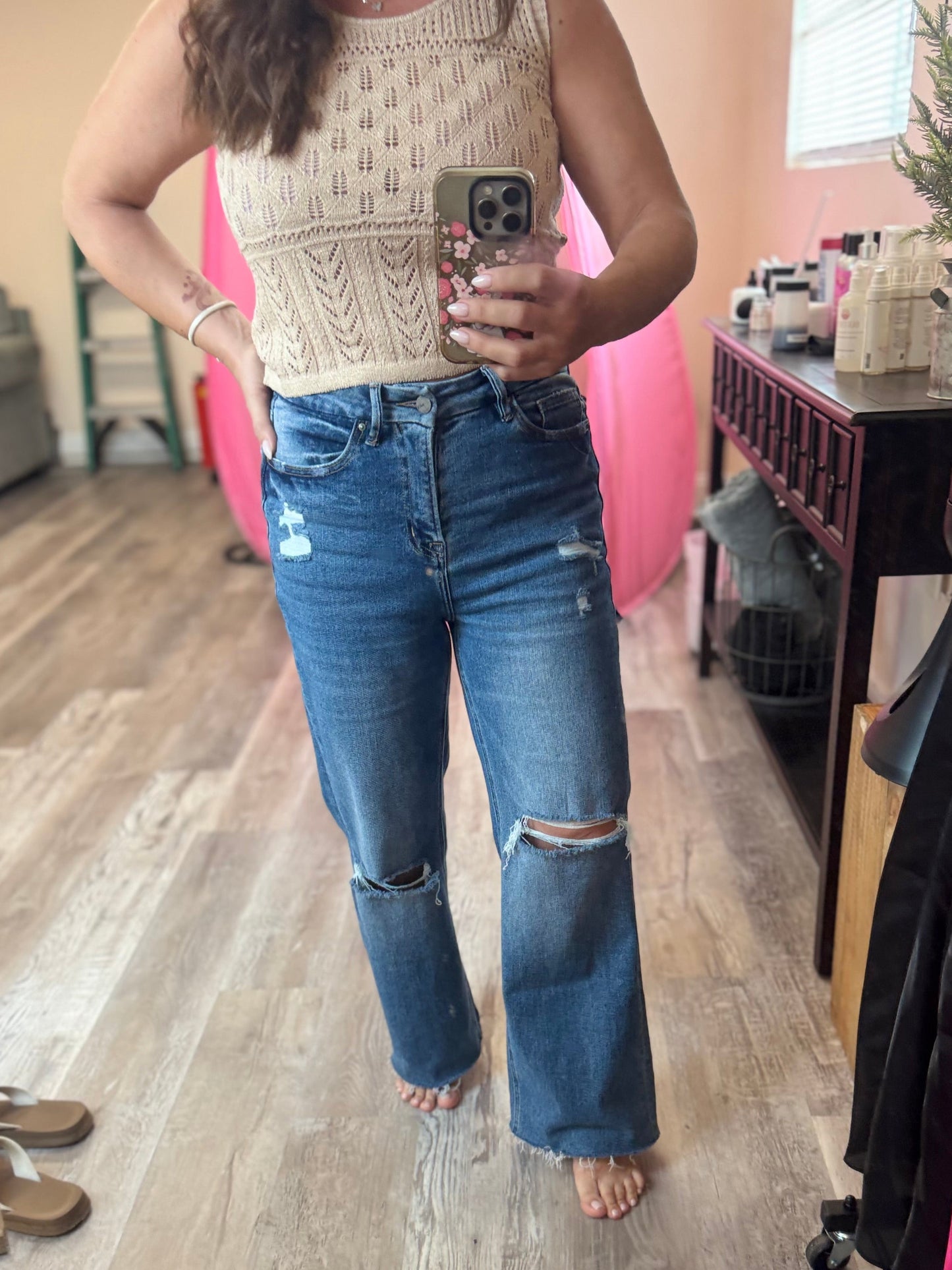 The Nora Wide Leg Jeans