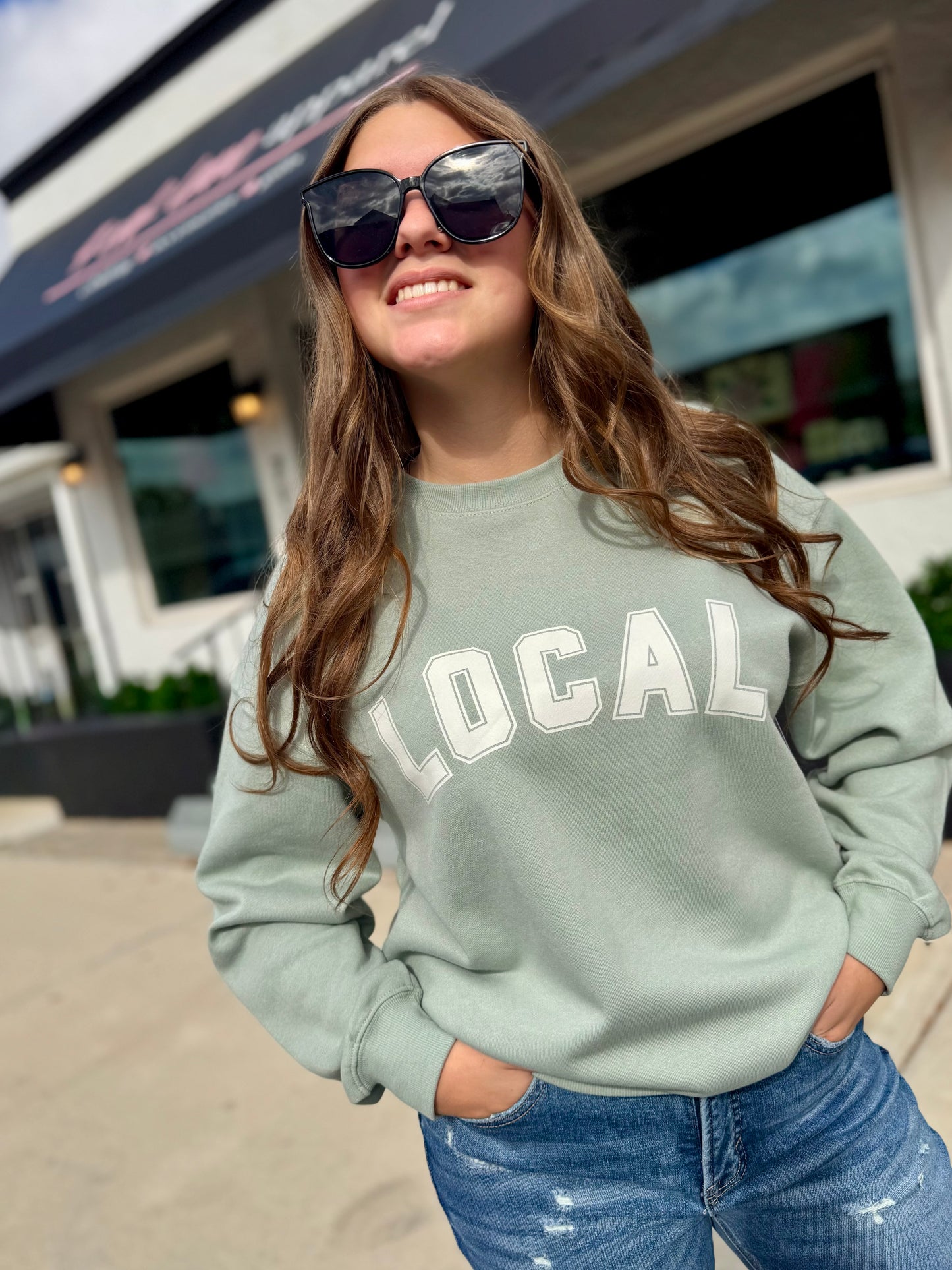 Local Sweatshirt - Basil