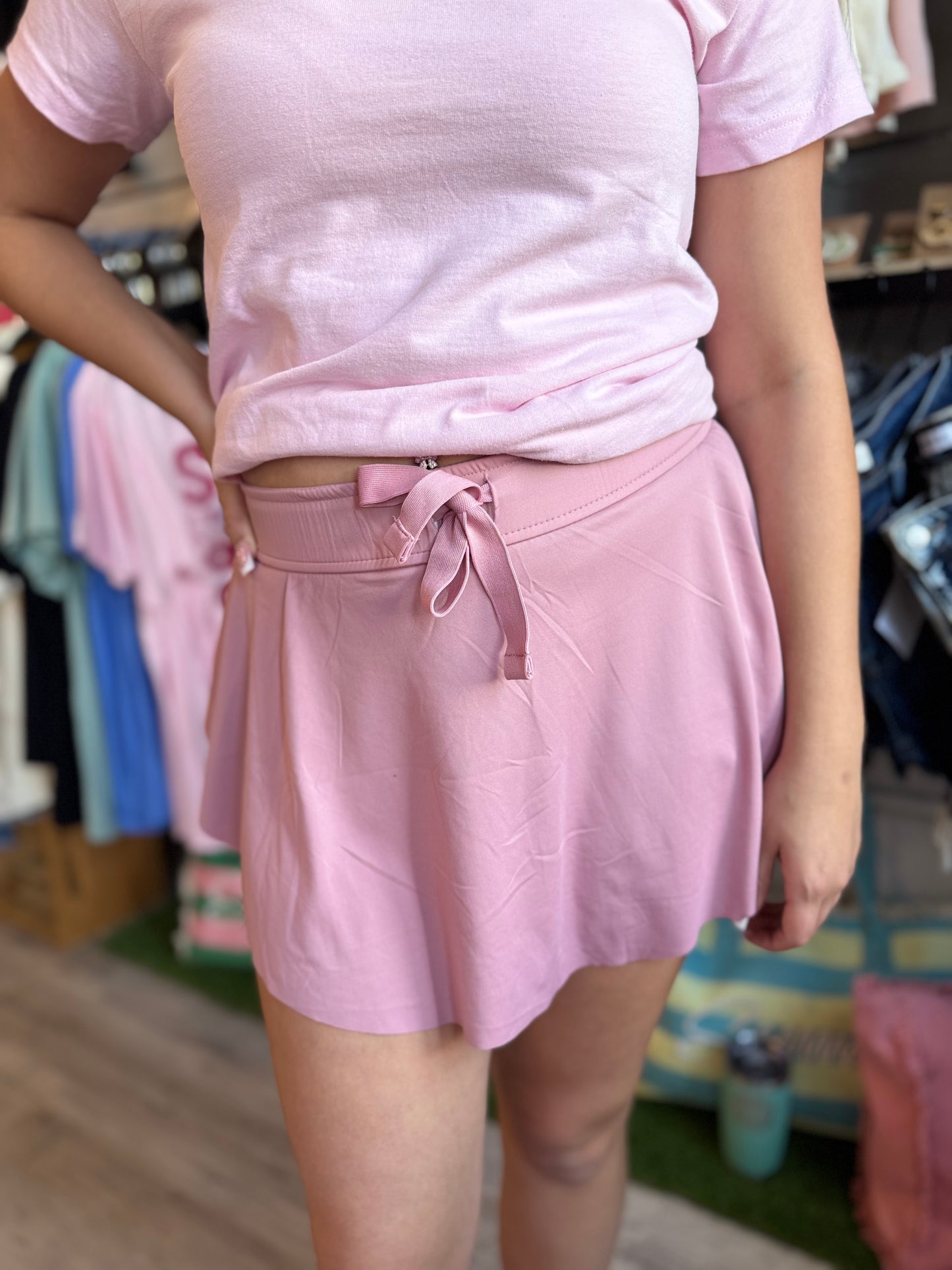Game, Set, Match Skort - Rose