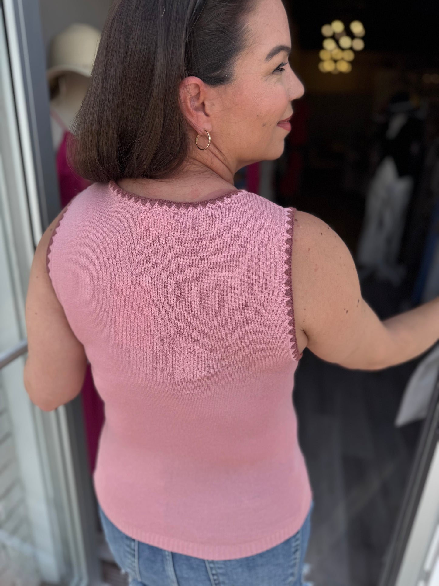 Totally Blushing Knit Top
