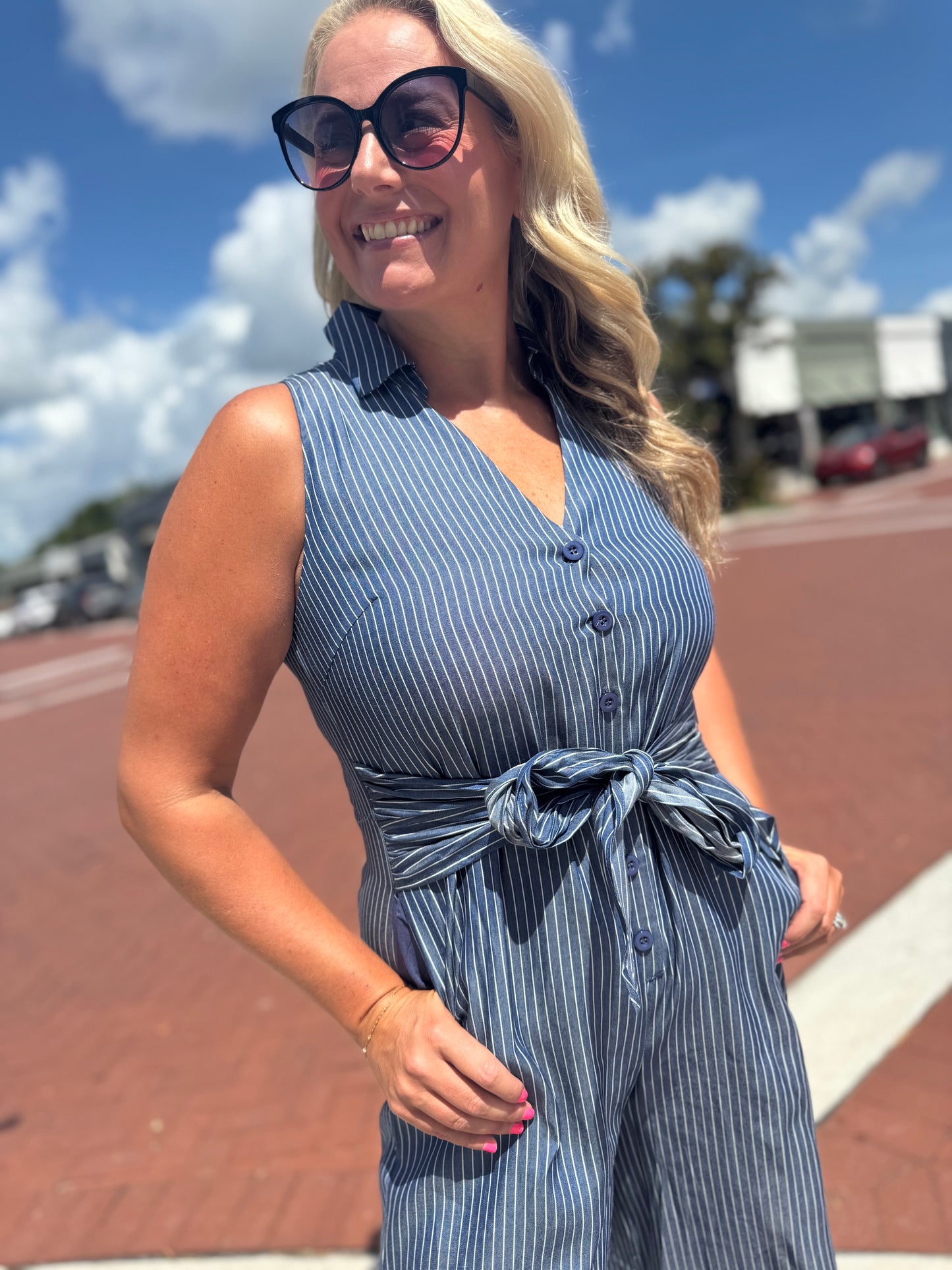The Stripe Right Jumpsuit
