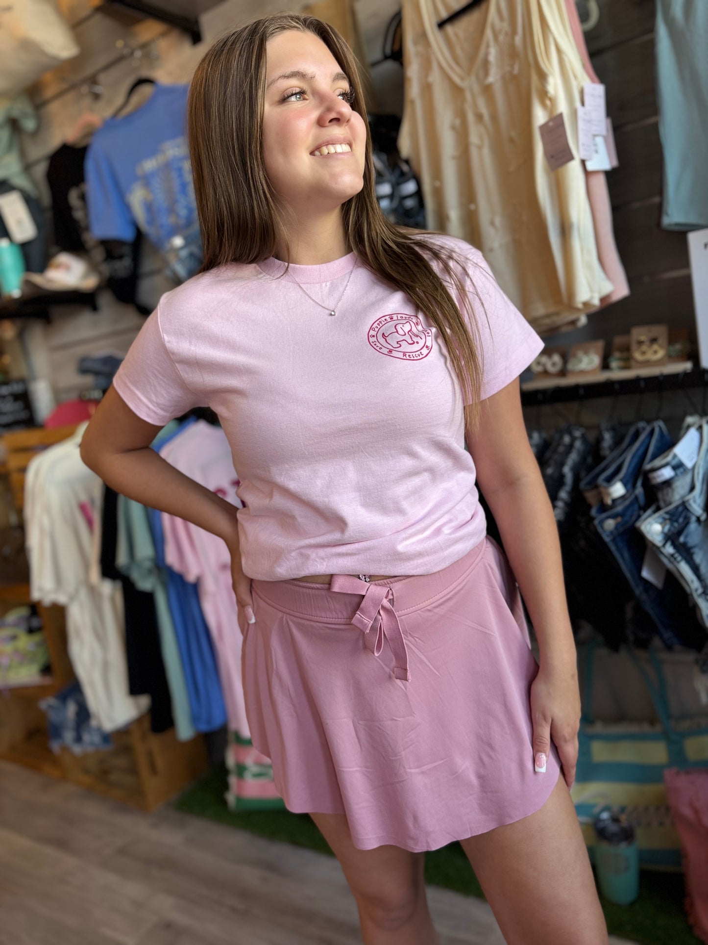 Game, Set, Match Skort - Rose