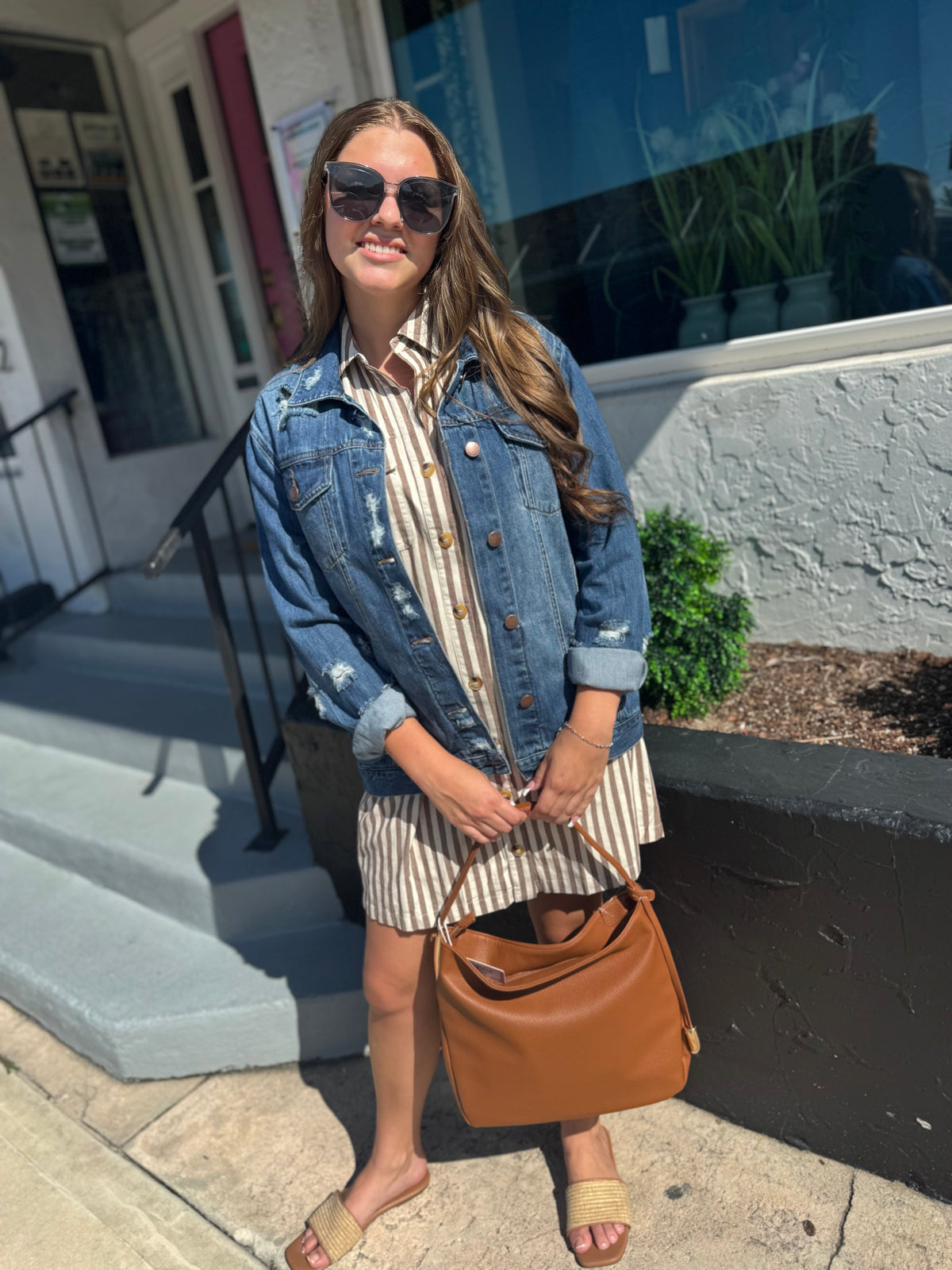 Sunday Stroll Stripe Dress