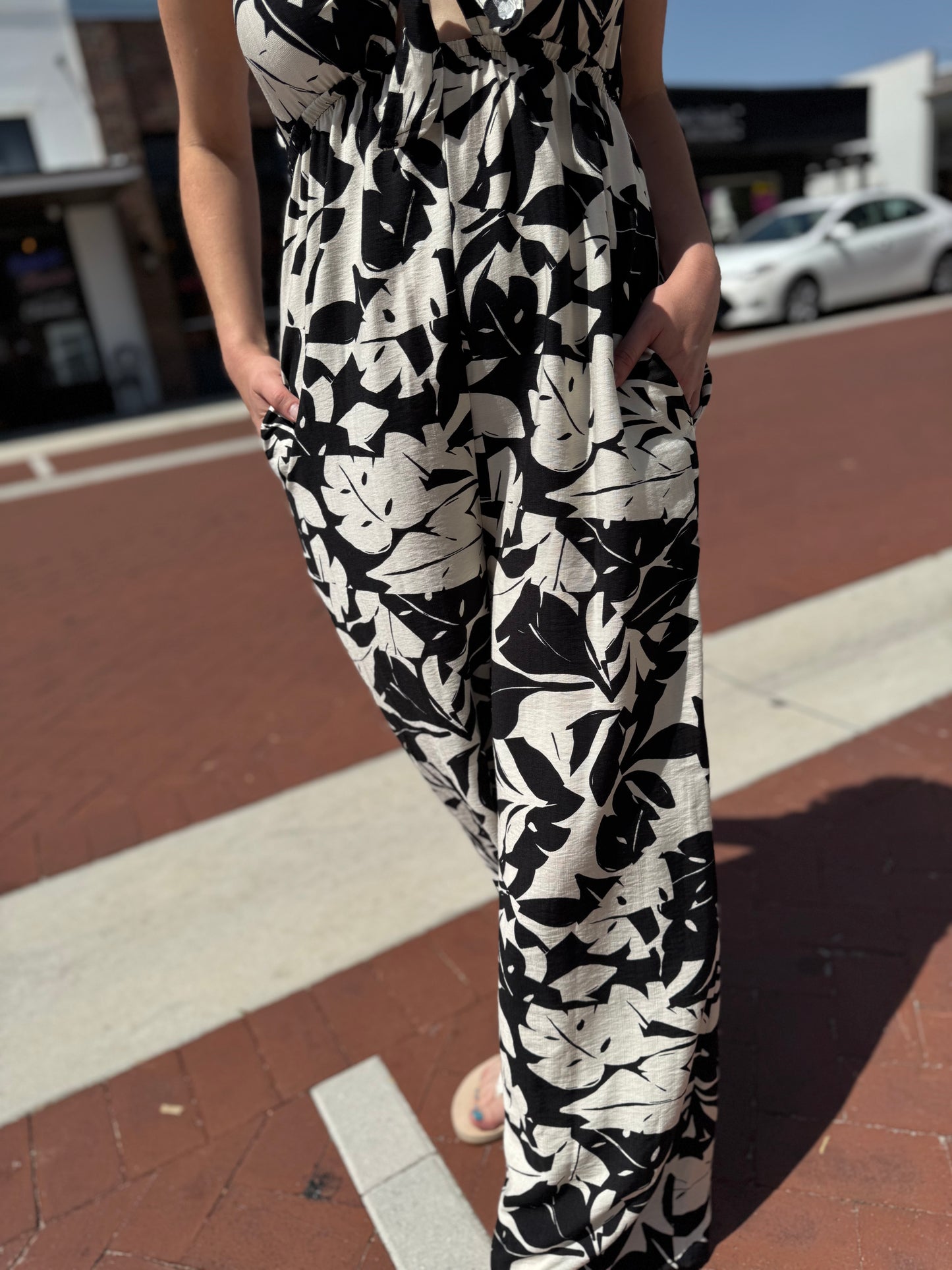Midsummer Front Tie Jumpsuit