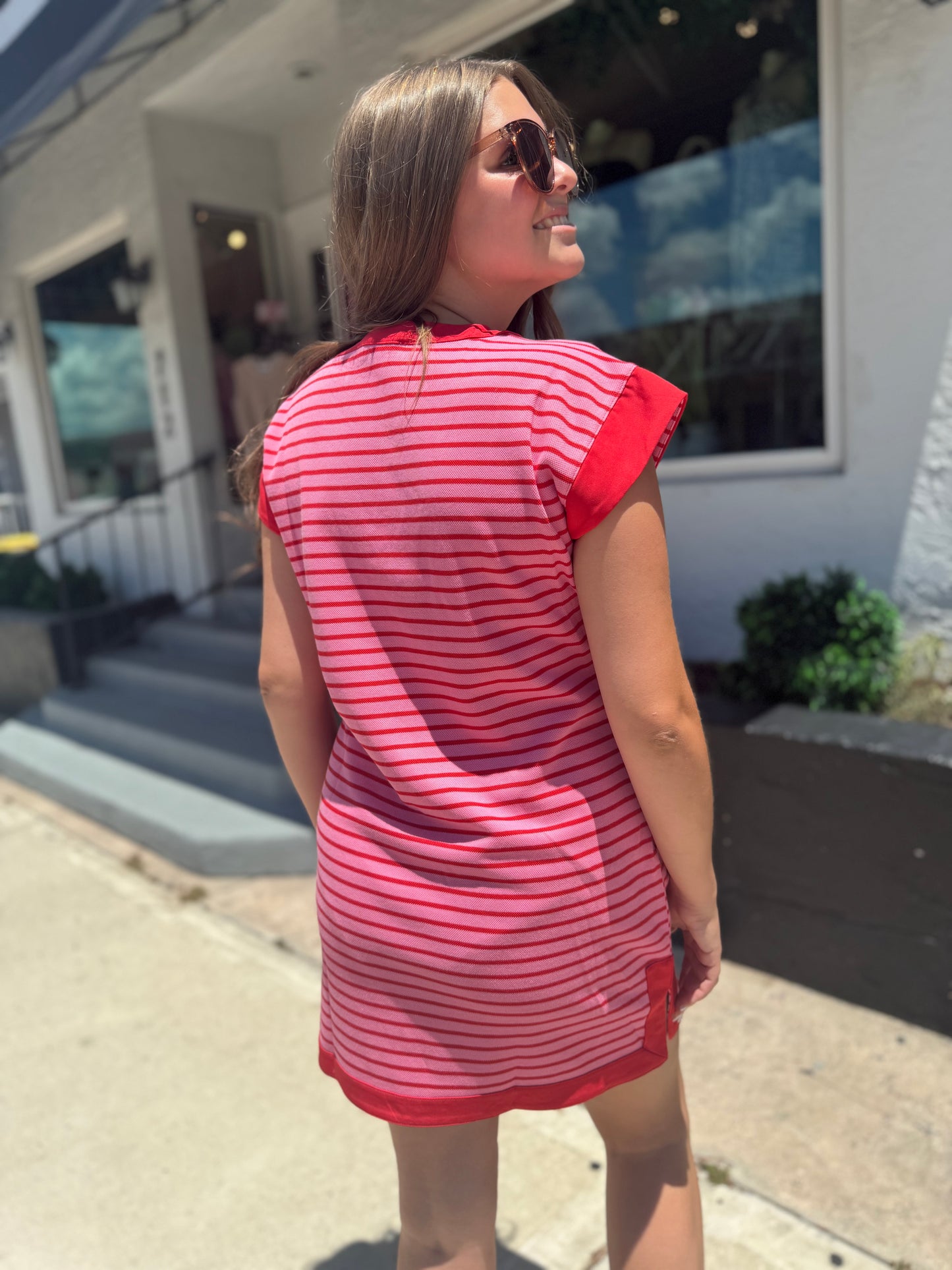 Sideline Stripe Pocket Dress
