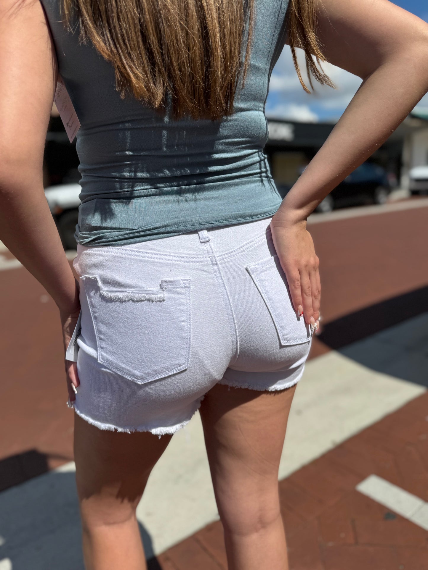 The Ruthie Shorts - White