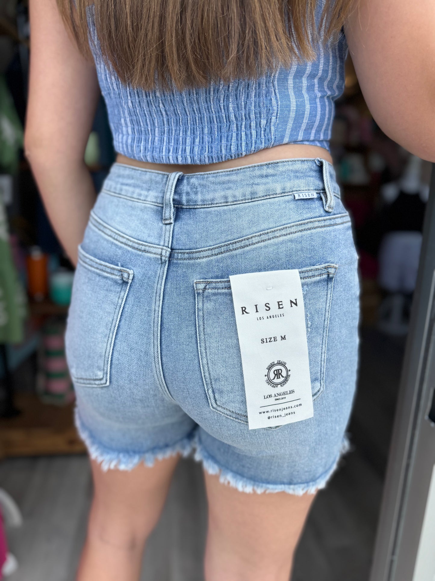 The Marianna Shorts - Light Wash