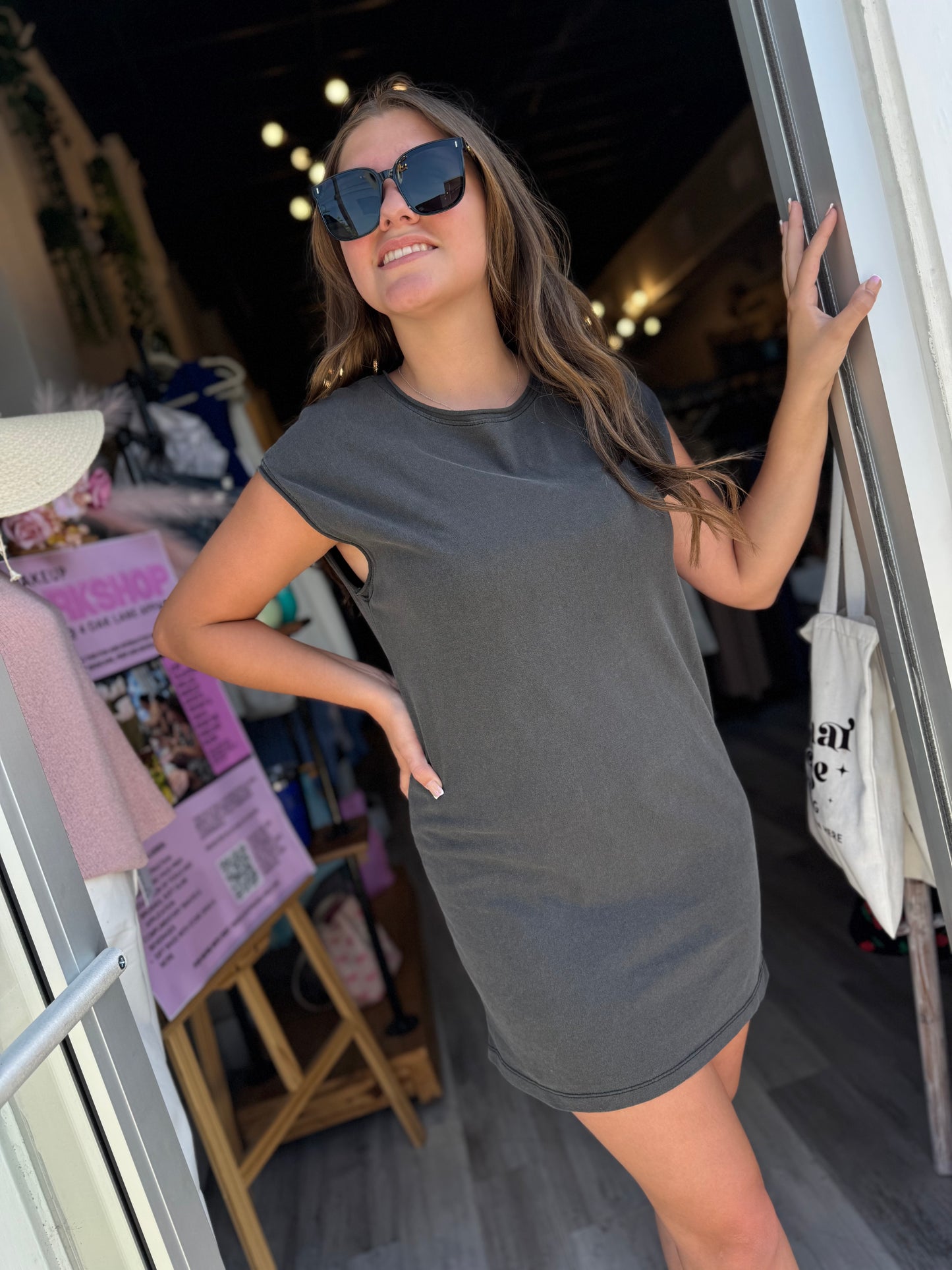 Summer Strides Dress (DB) - Black