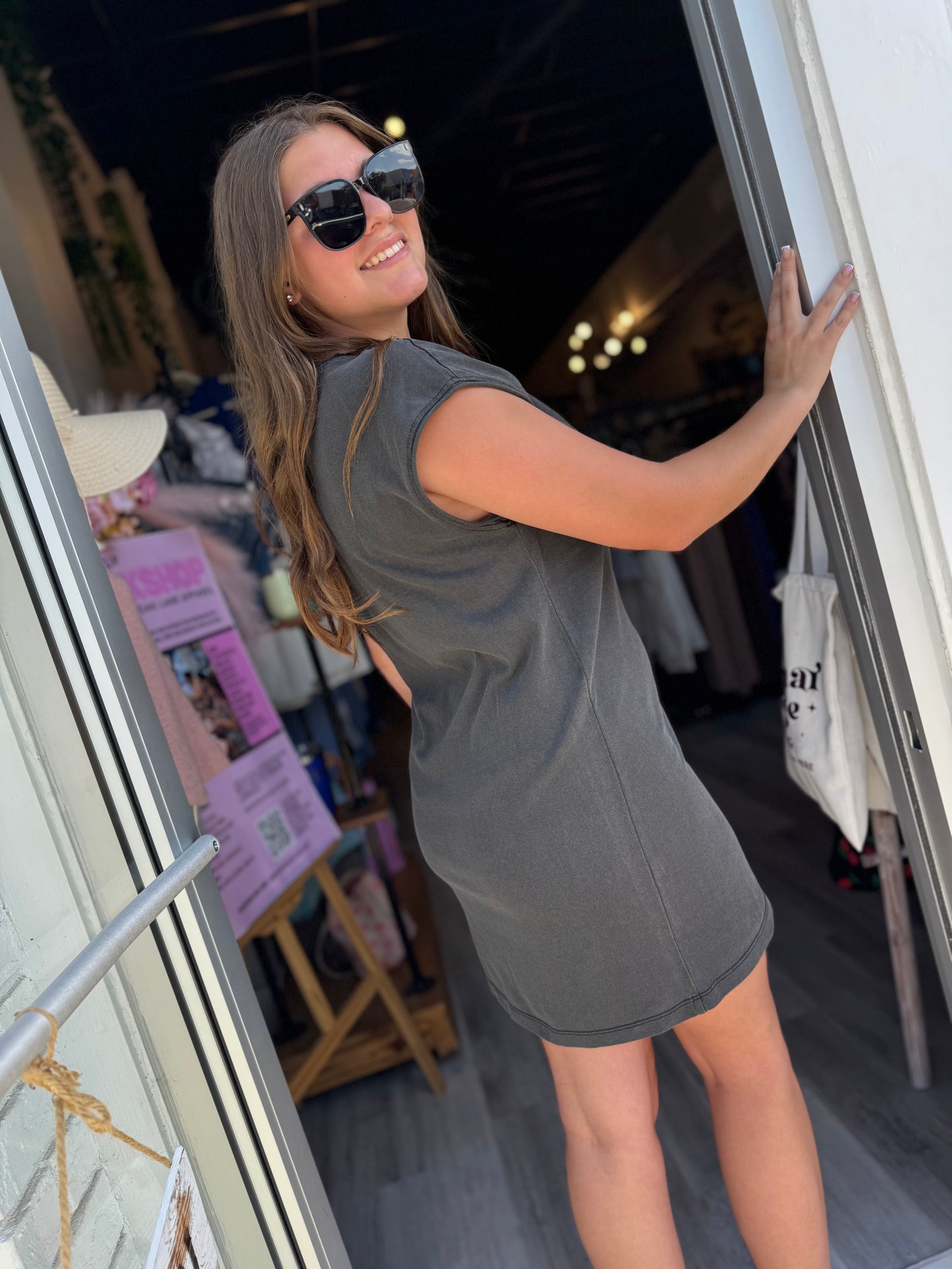 Summer Strides Dress (DB) - Black