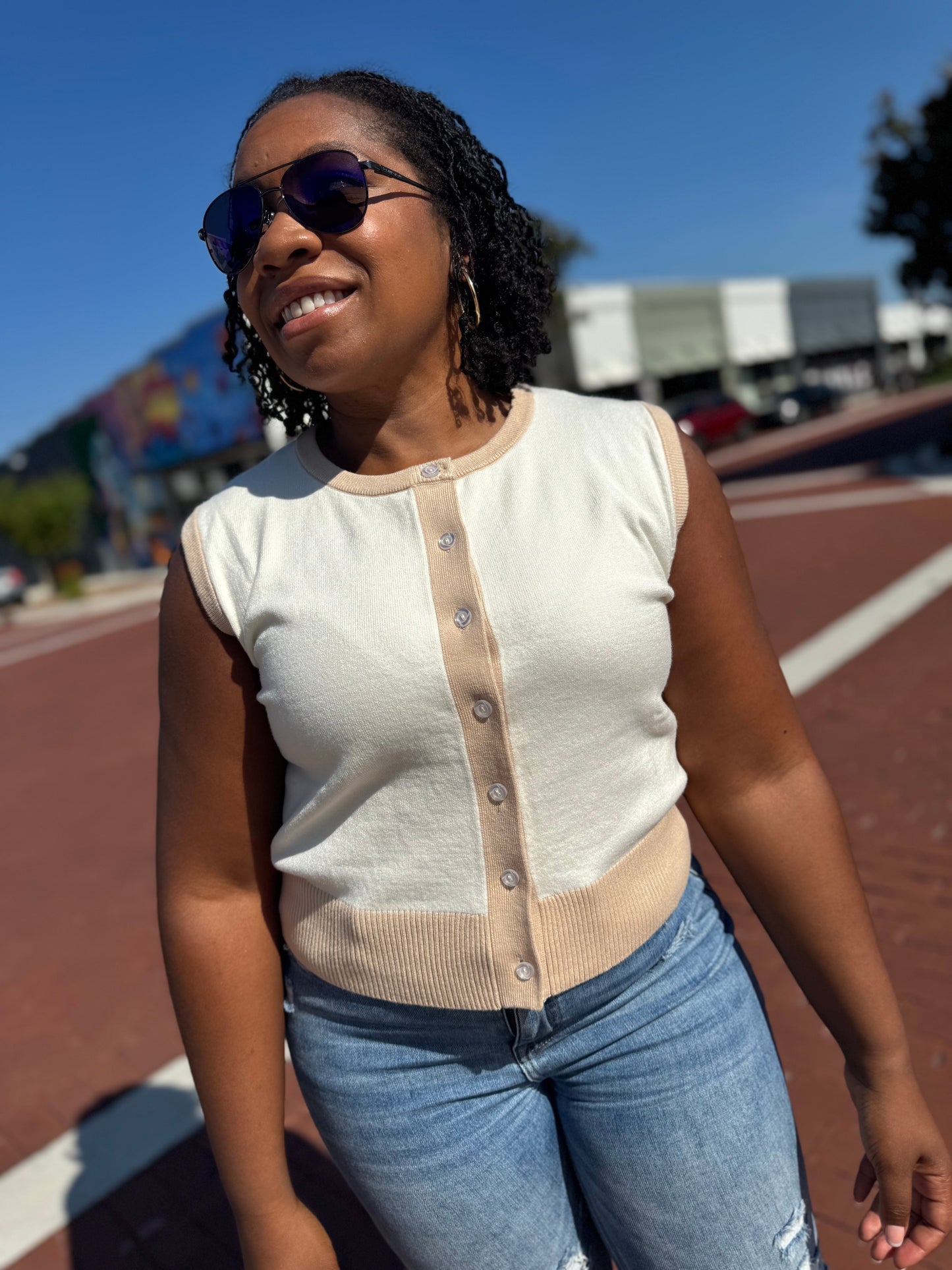 The Button Me Up Tank