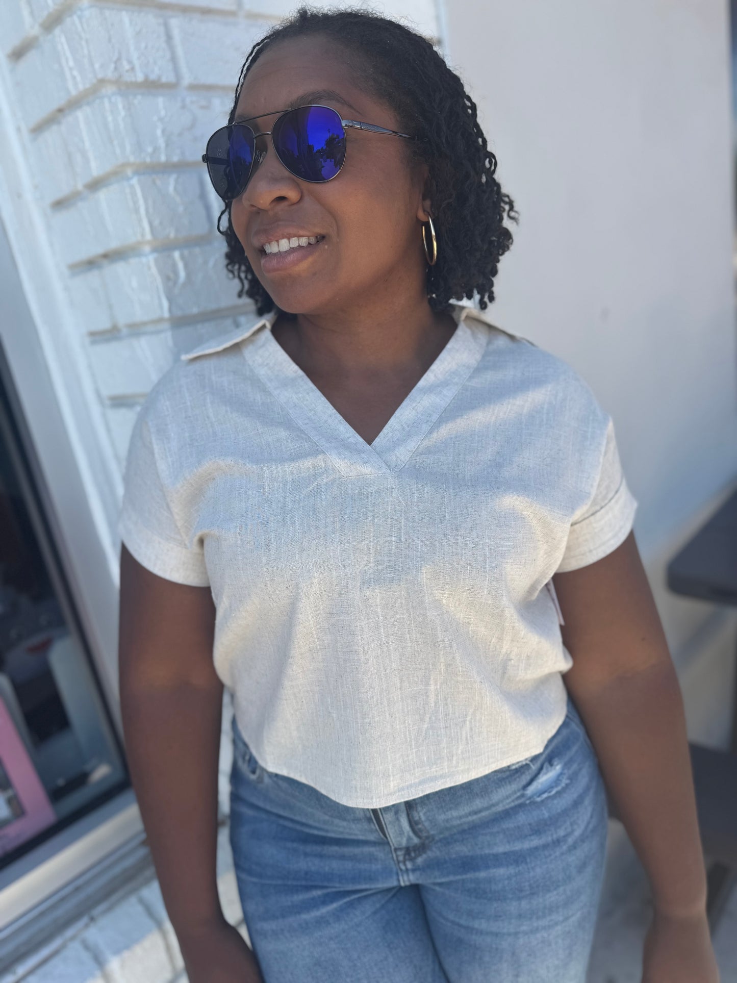 The Collar Me Cool Top