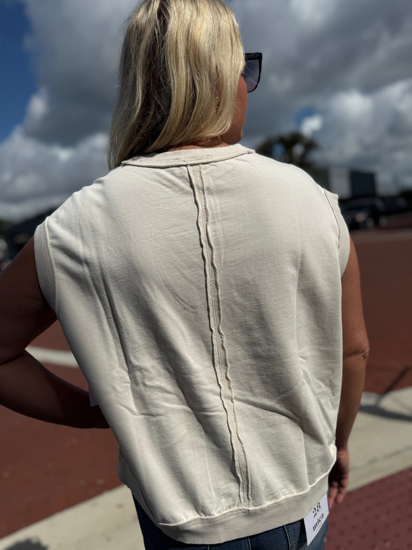 The Unwind Knit Top - Cream