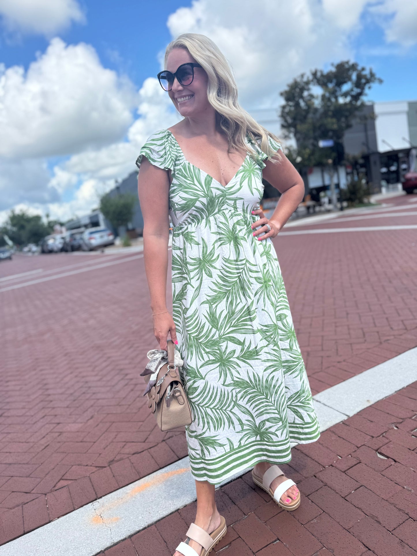 Sunset Samba Dress - Green
