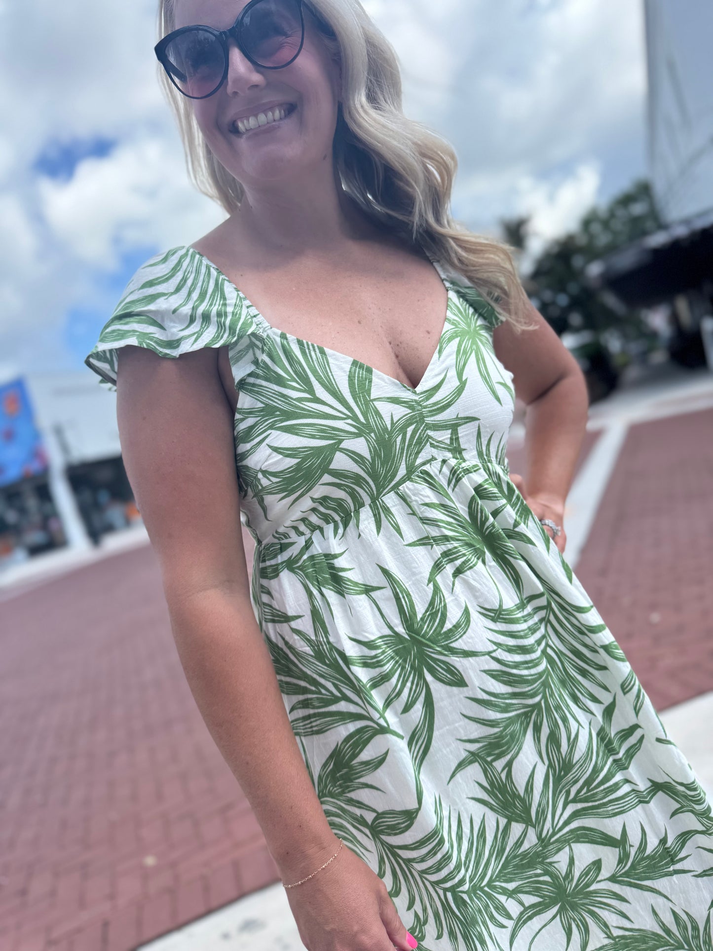 Sunset Samba Dress - Green
