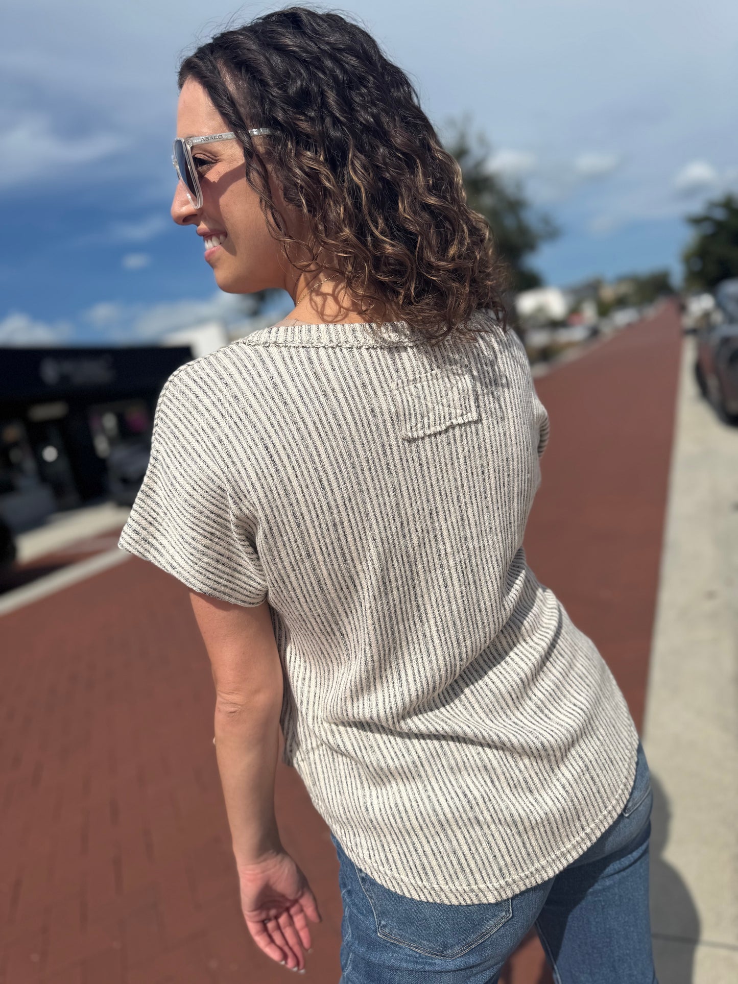 Drift V Knit Top