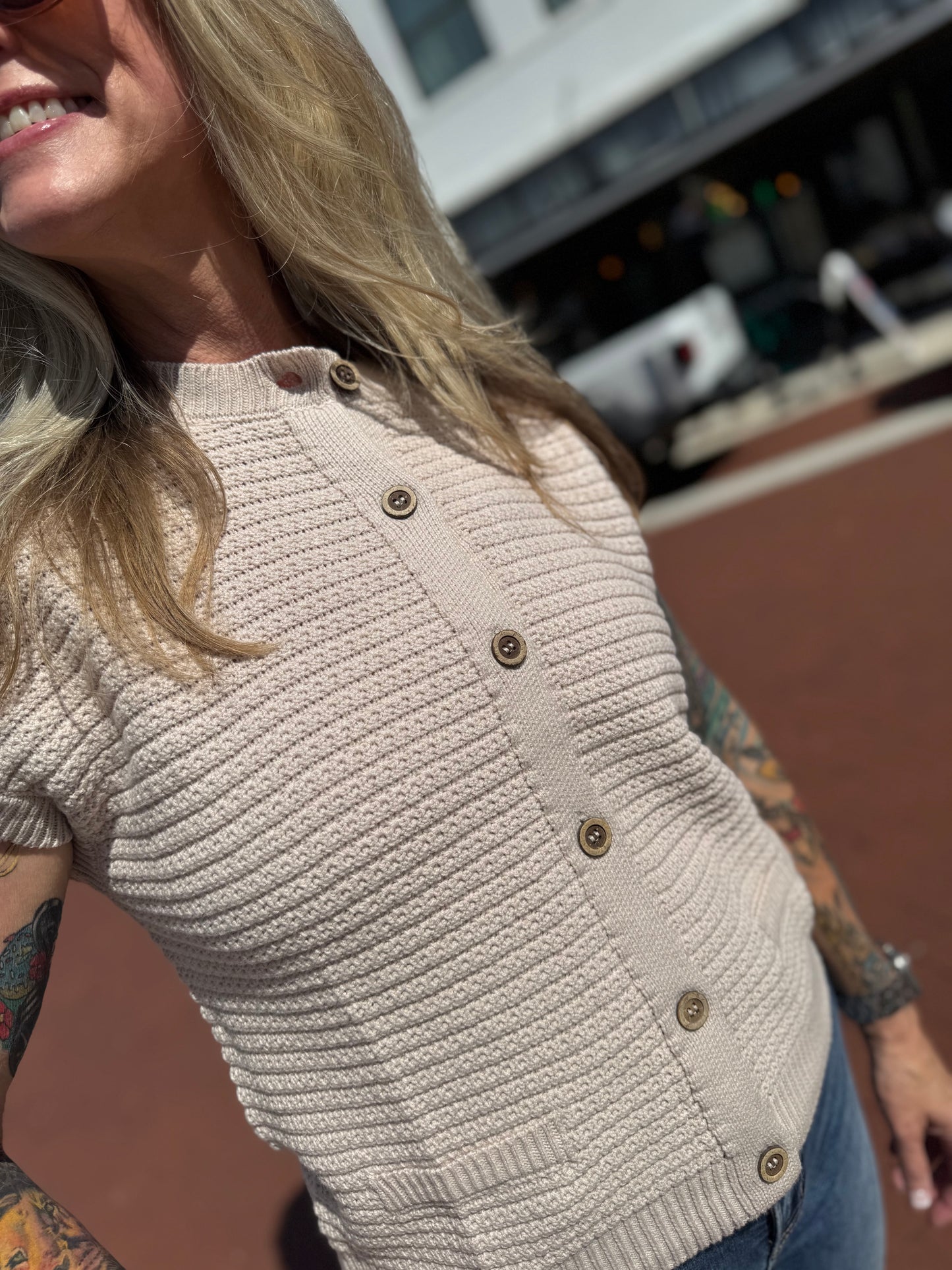 The Oatmeal Crush Knit Top