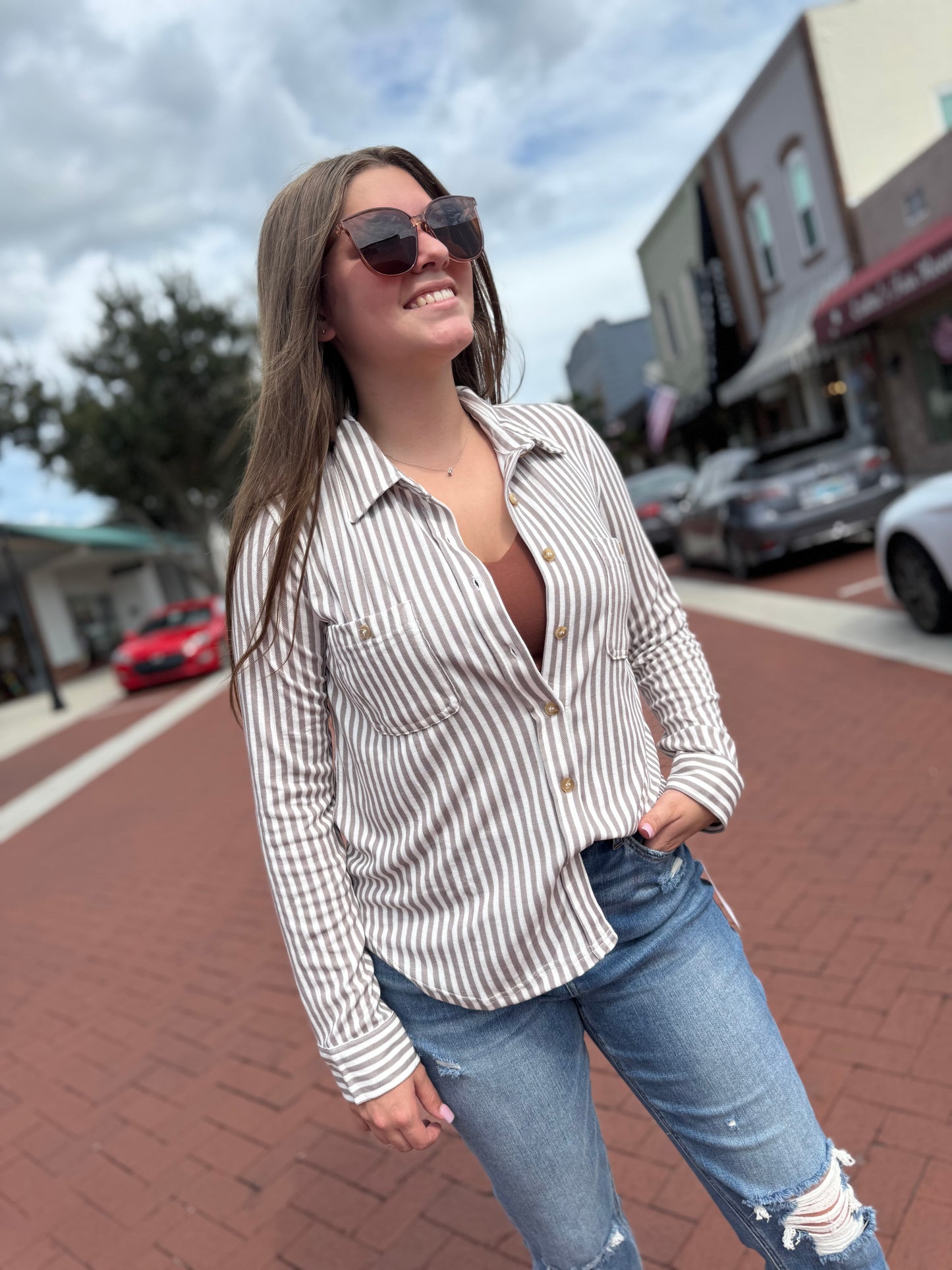 The Illusion Stripe Top