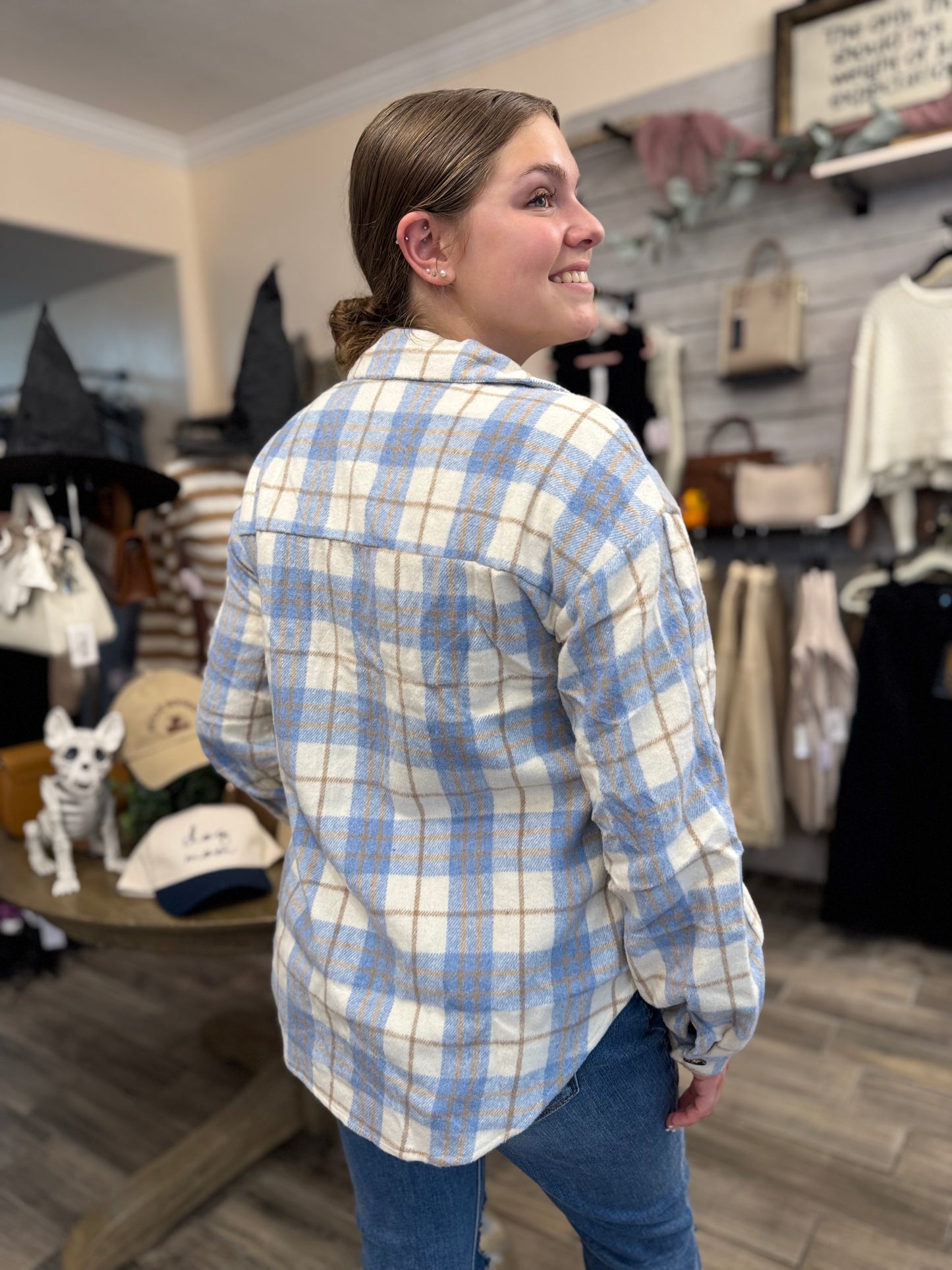 The Cozy Check In Shacket