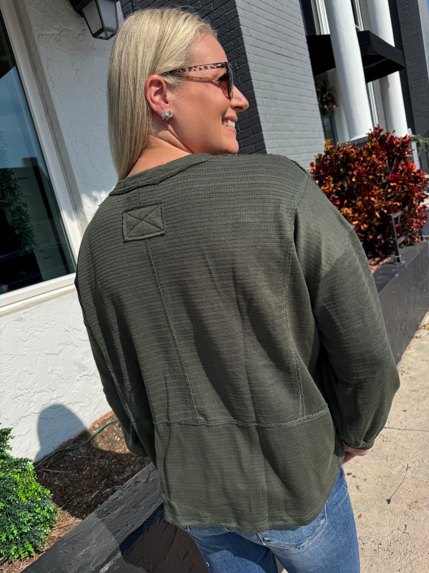 Patch Perfect Knit Top - 3 Colors