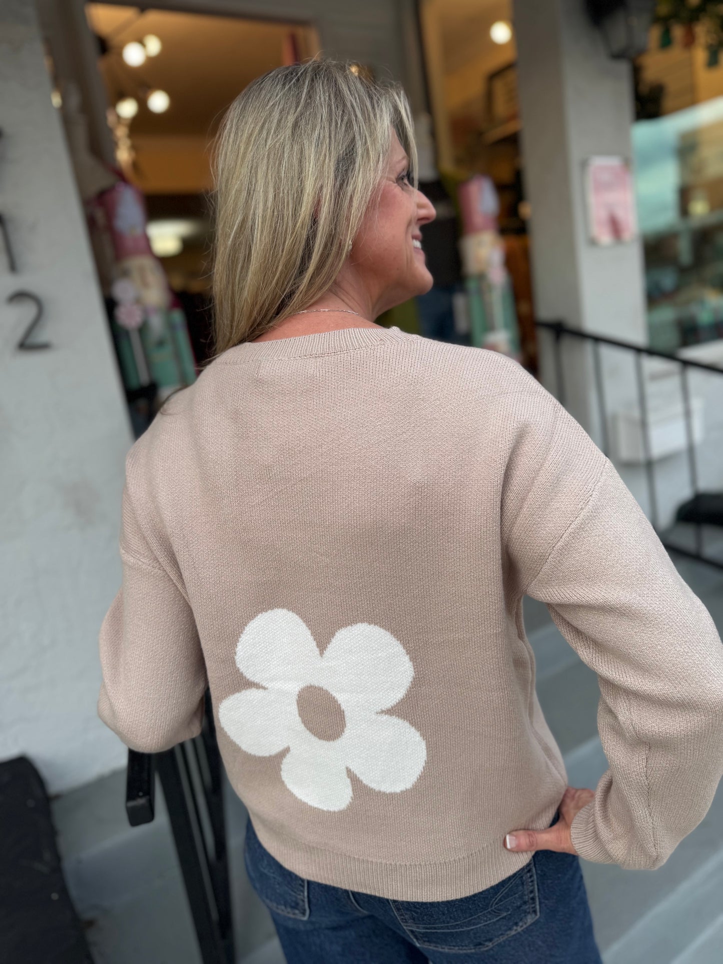 Winter Petal Sweater