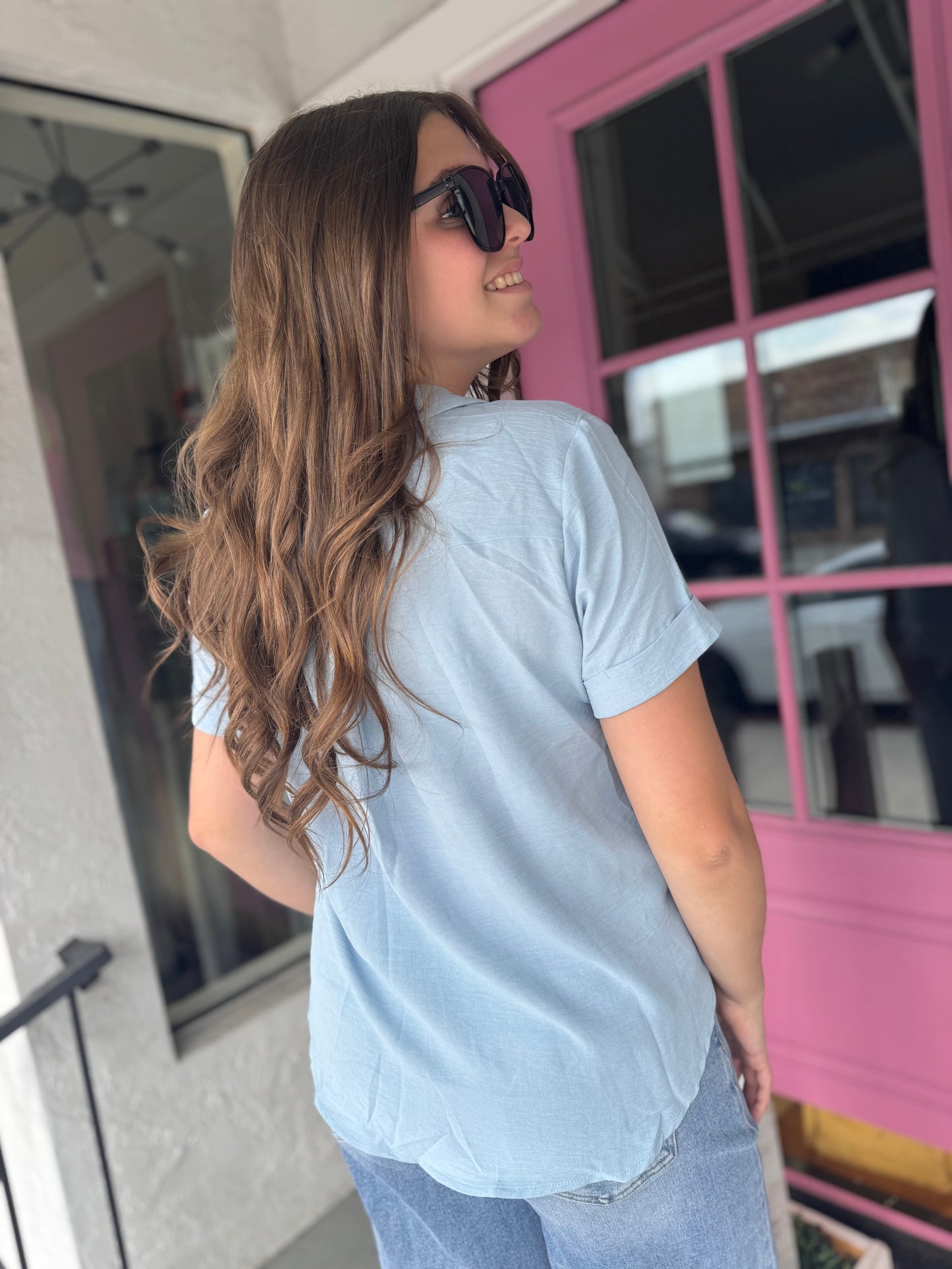 Stay Sunny Button Down Top - 3 Colors