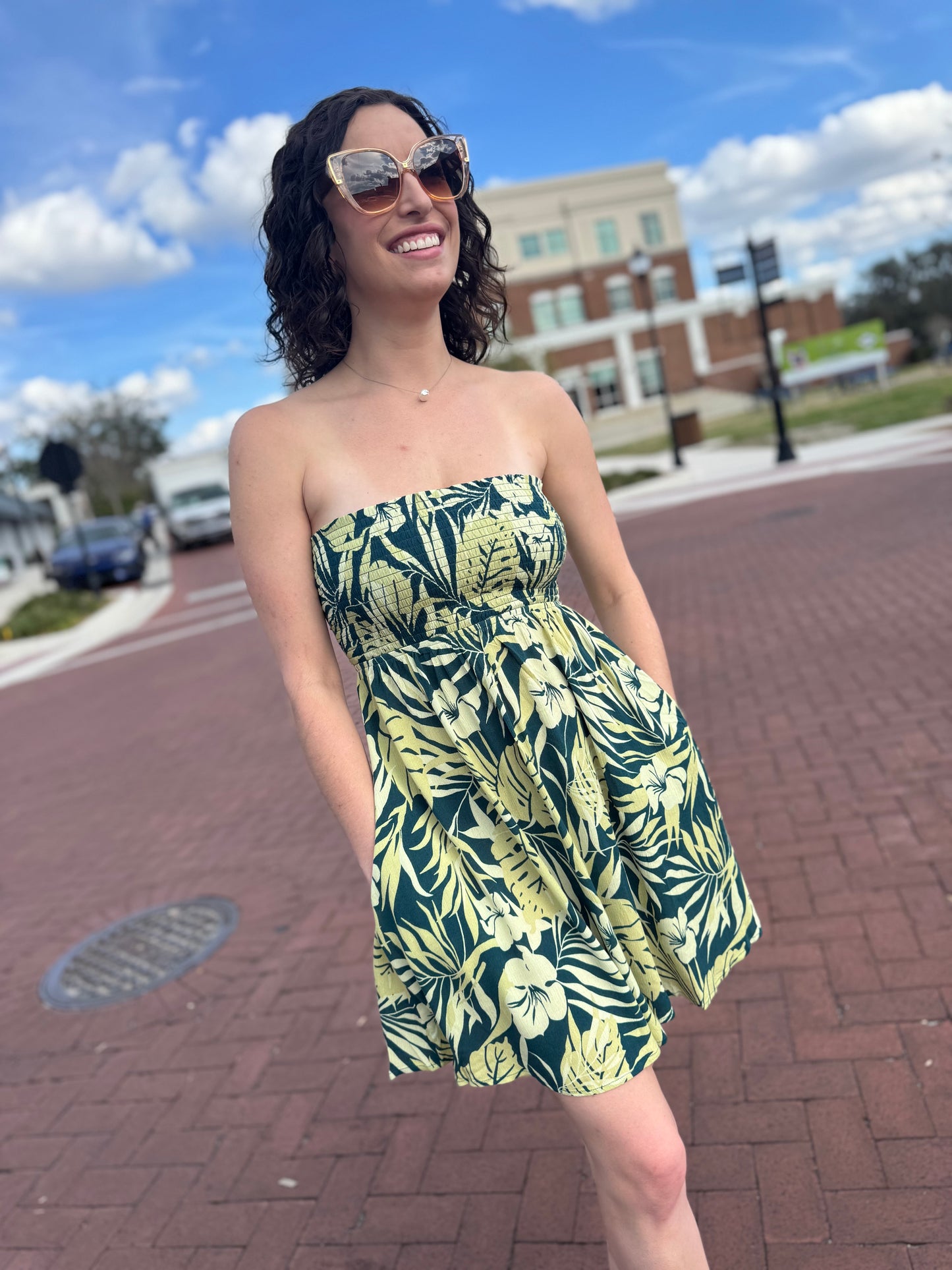 Tropic Like It’s Hot Mini Dress