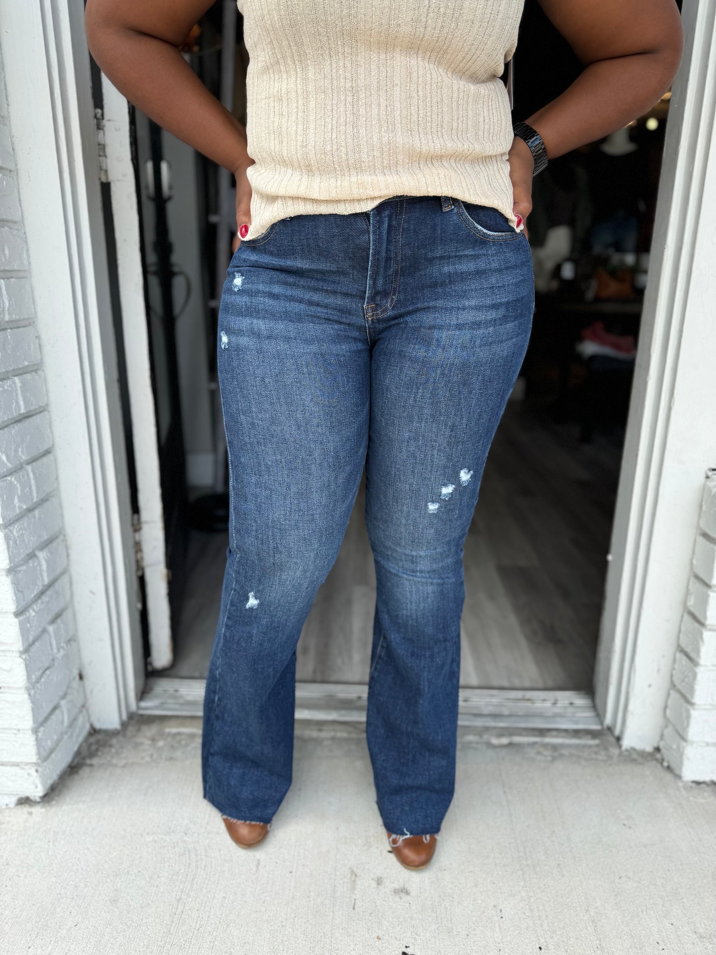 The Stassi Flare Jeans