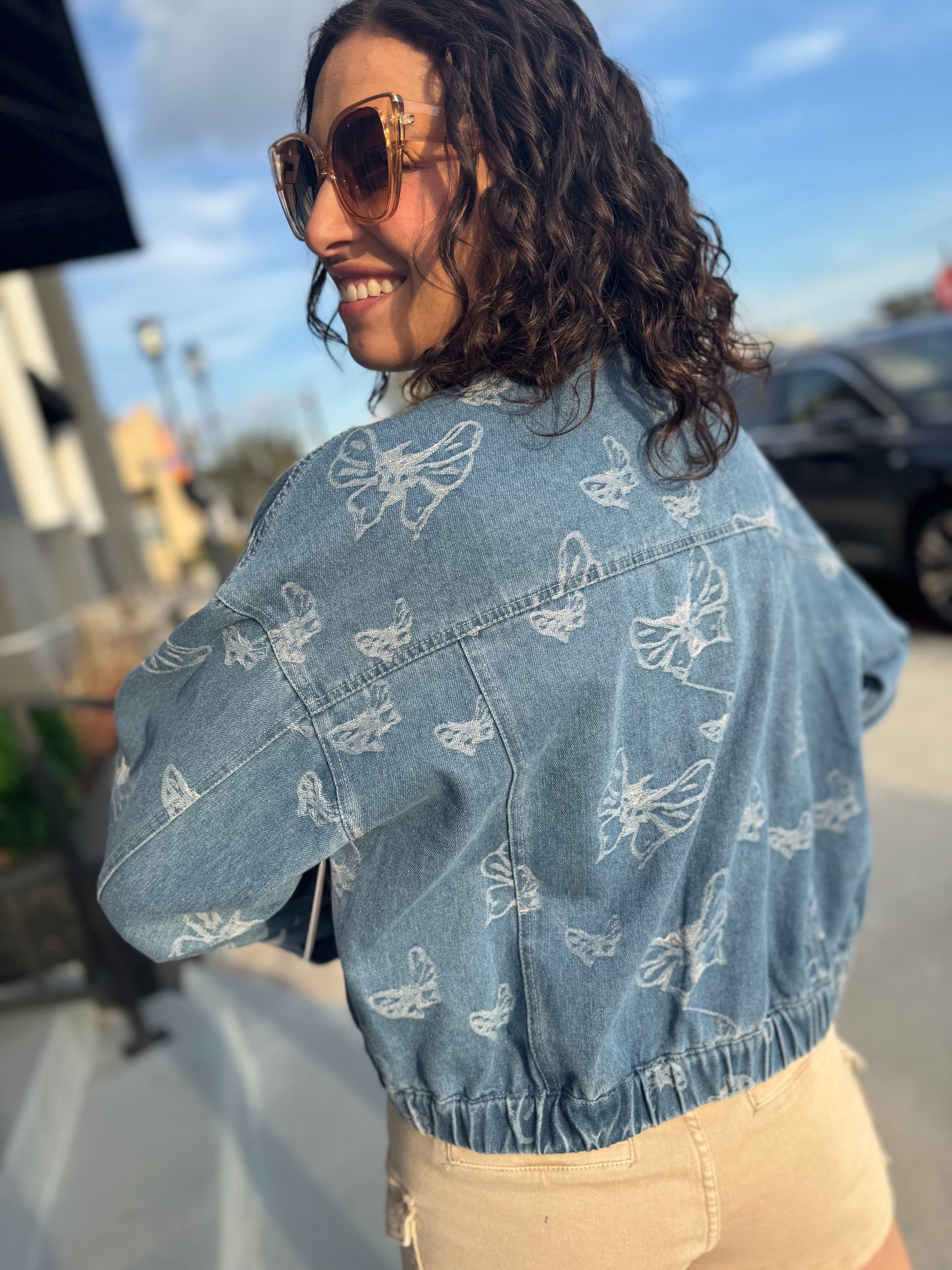 The Flutter By Denim Jacket