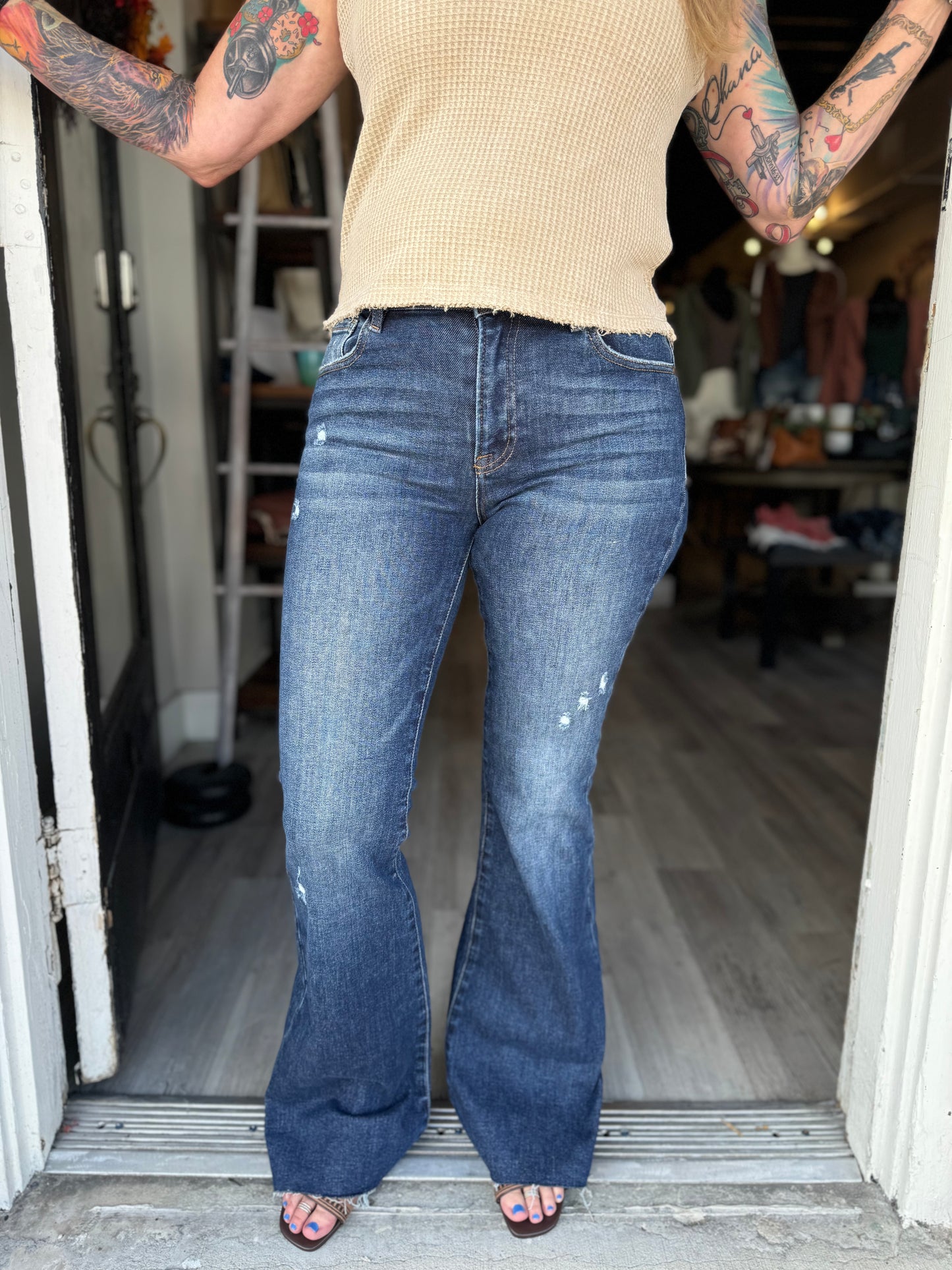 The Stassi Flare Jeans