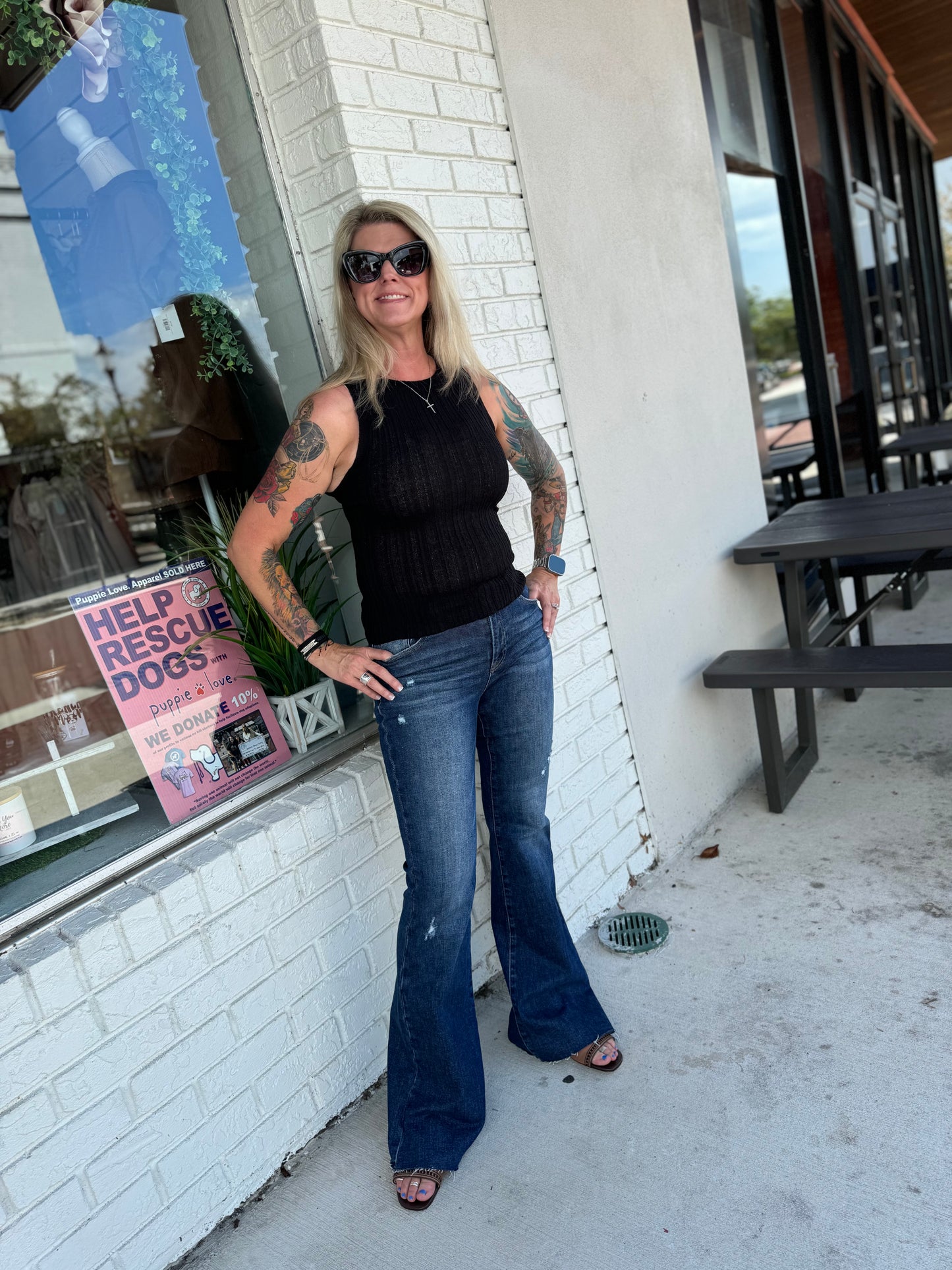 The Stassi Flare Jeans