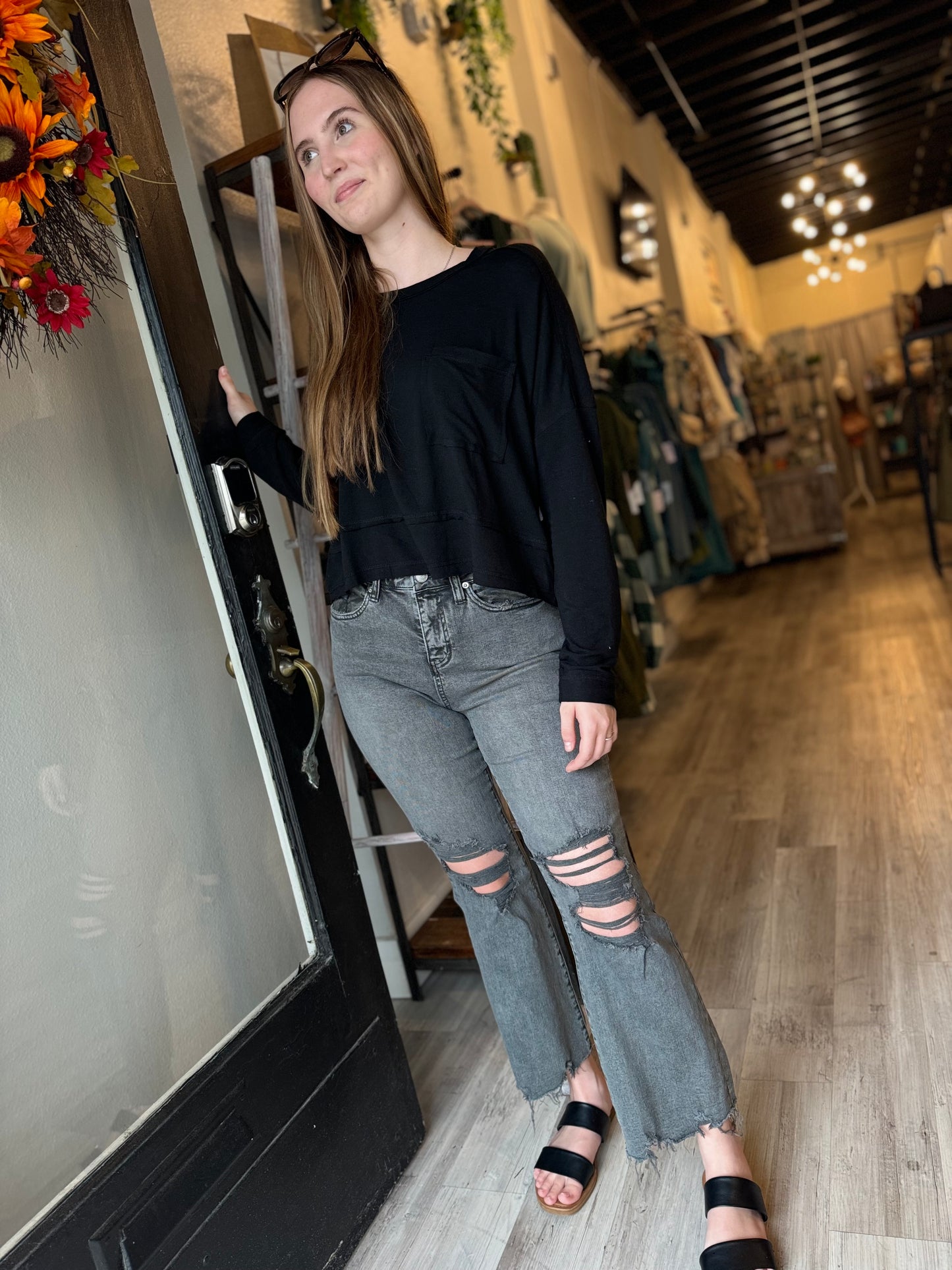 The Henny Kick Flare Jeans