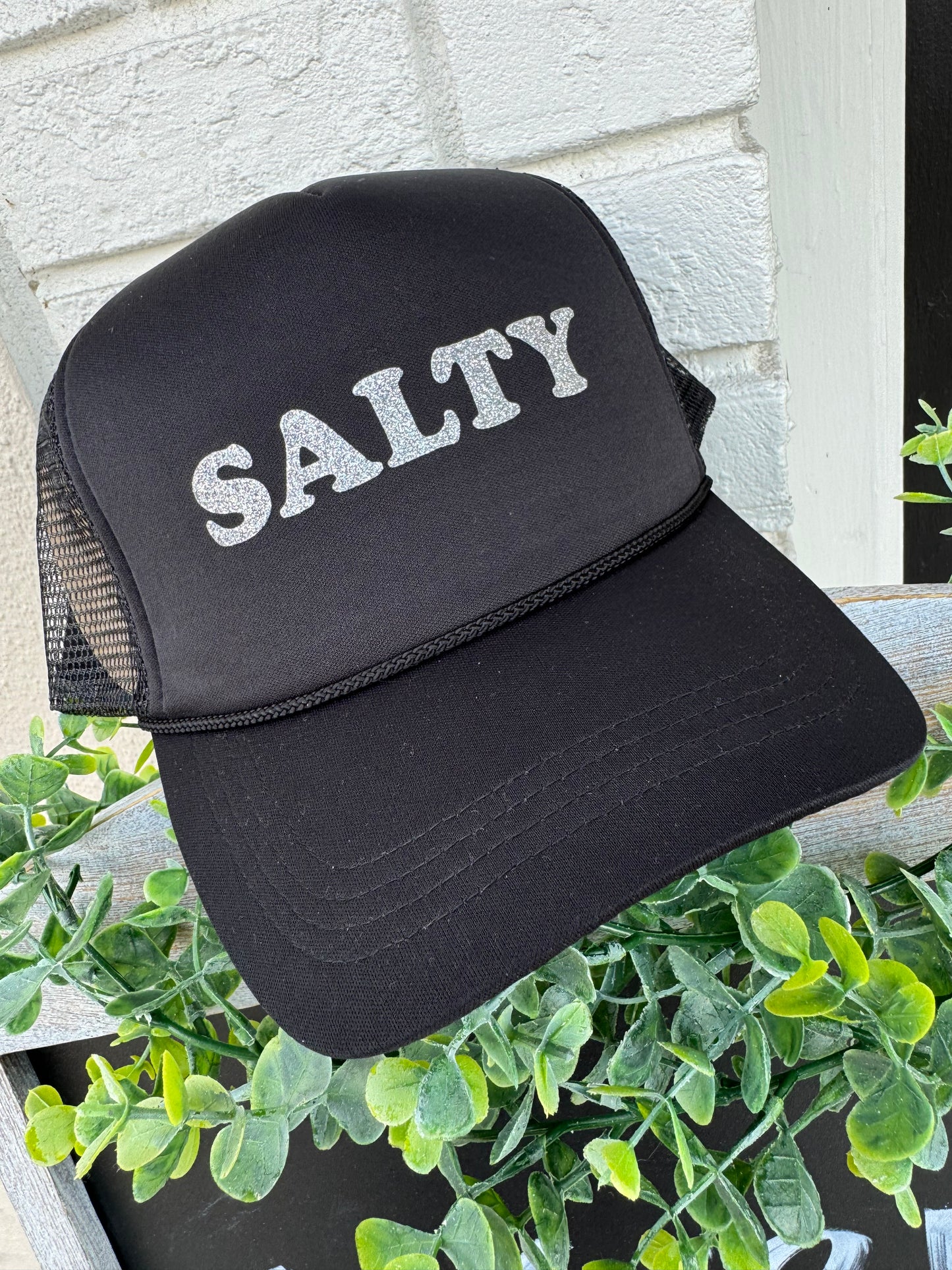 Salty Trucker Hat - Black