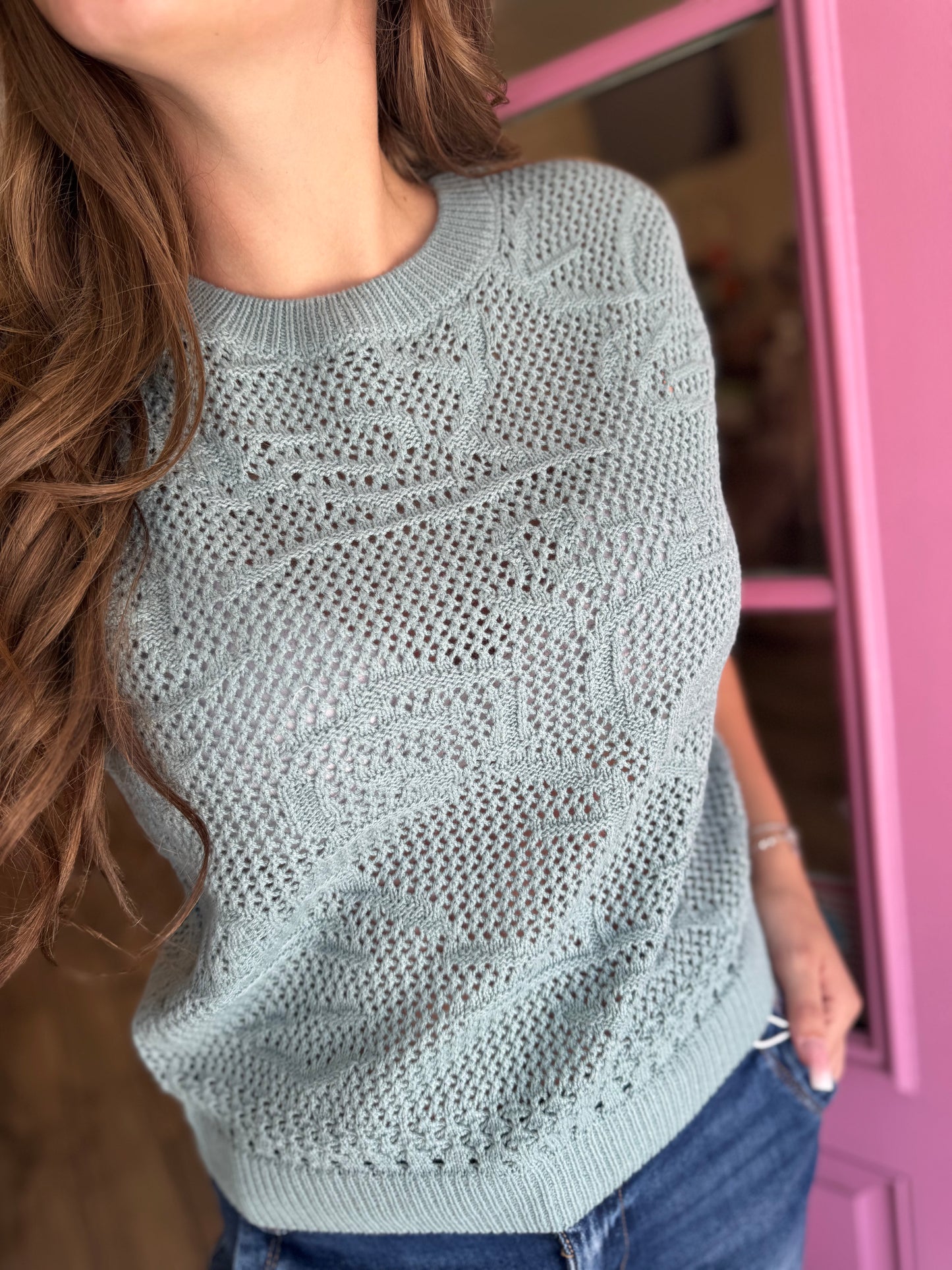 Garden Party Crochet Tank