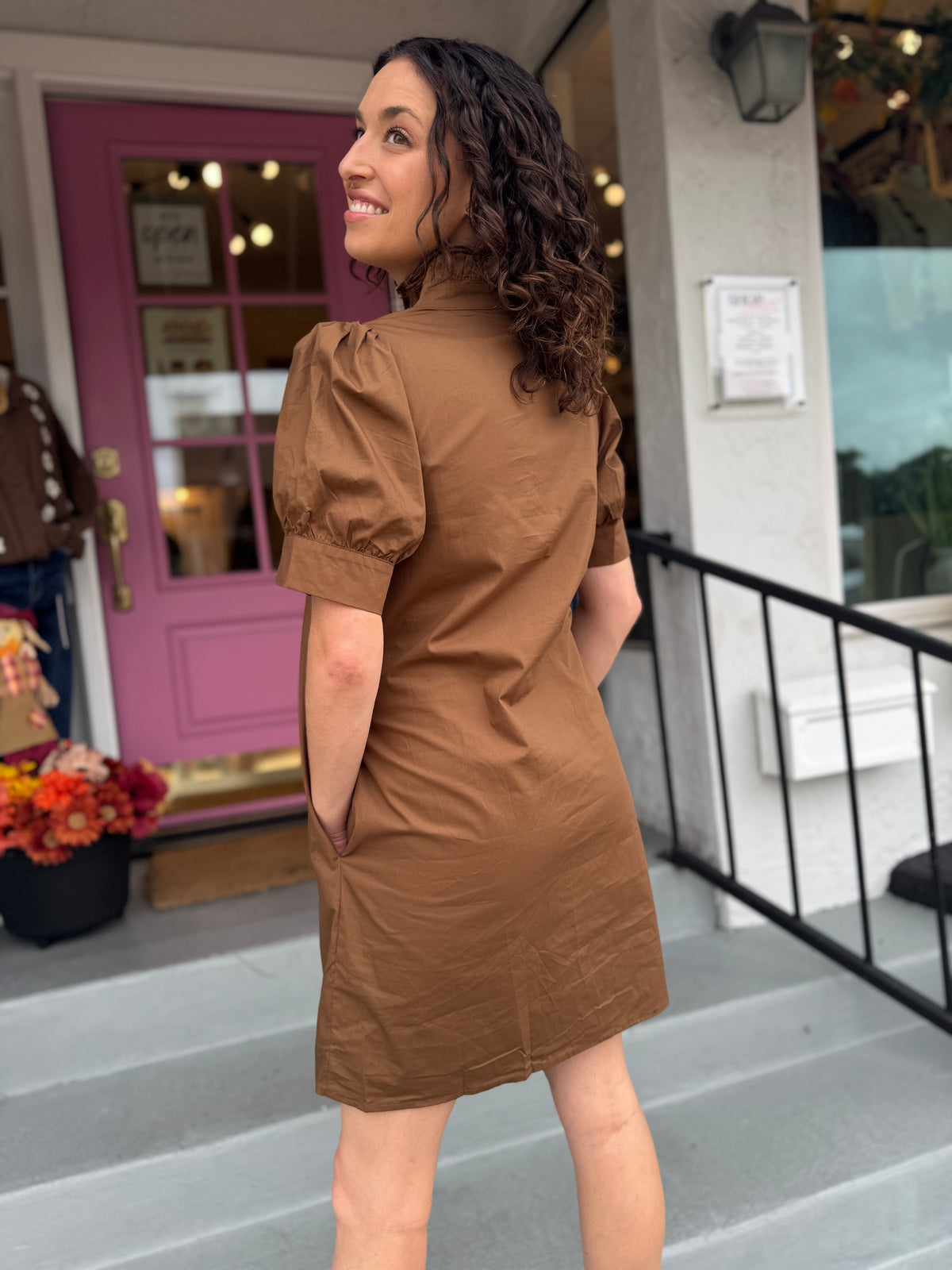 Leaf Me Looking Cute Mini Dress