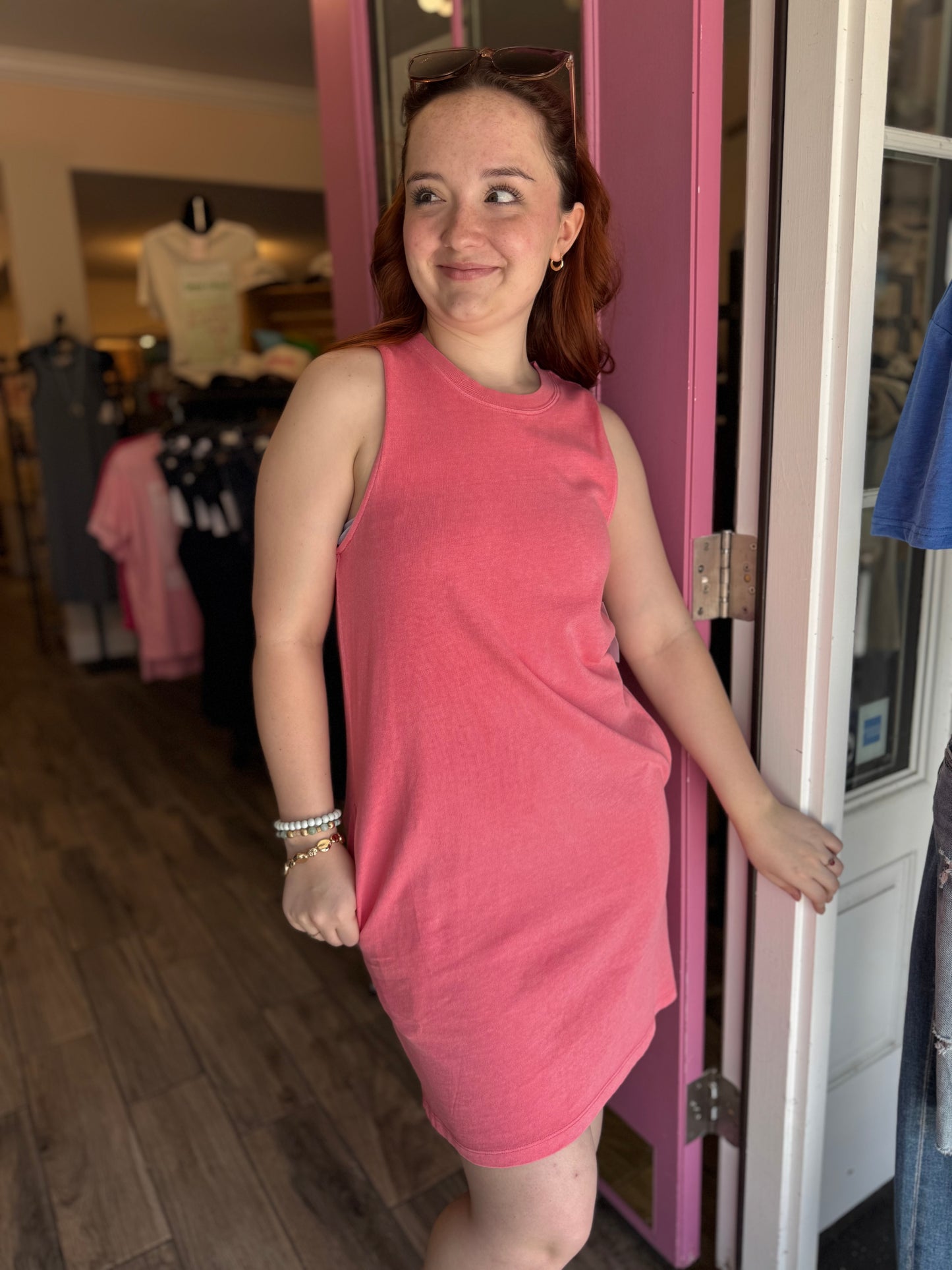 Sunset Drift Tank Dress