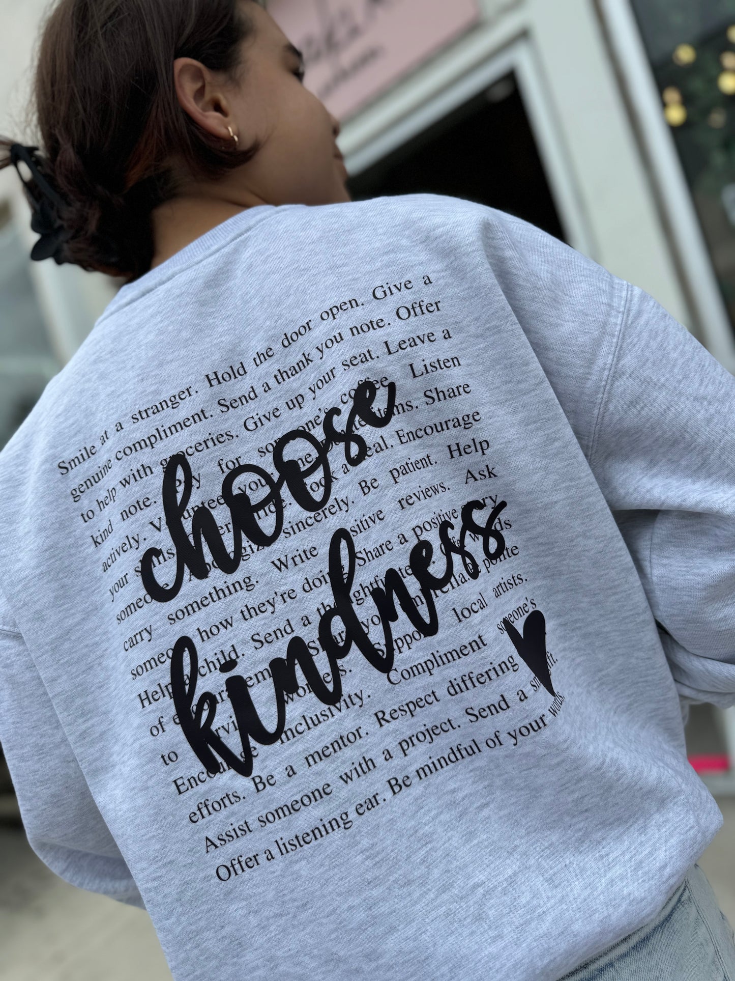 Choose Kindness Sweatshirt - Gray