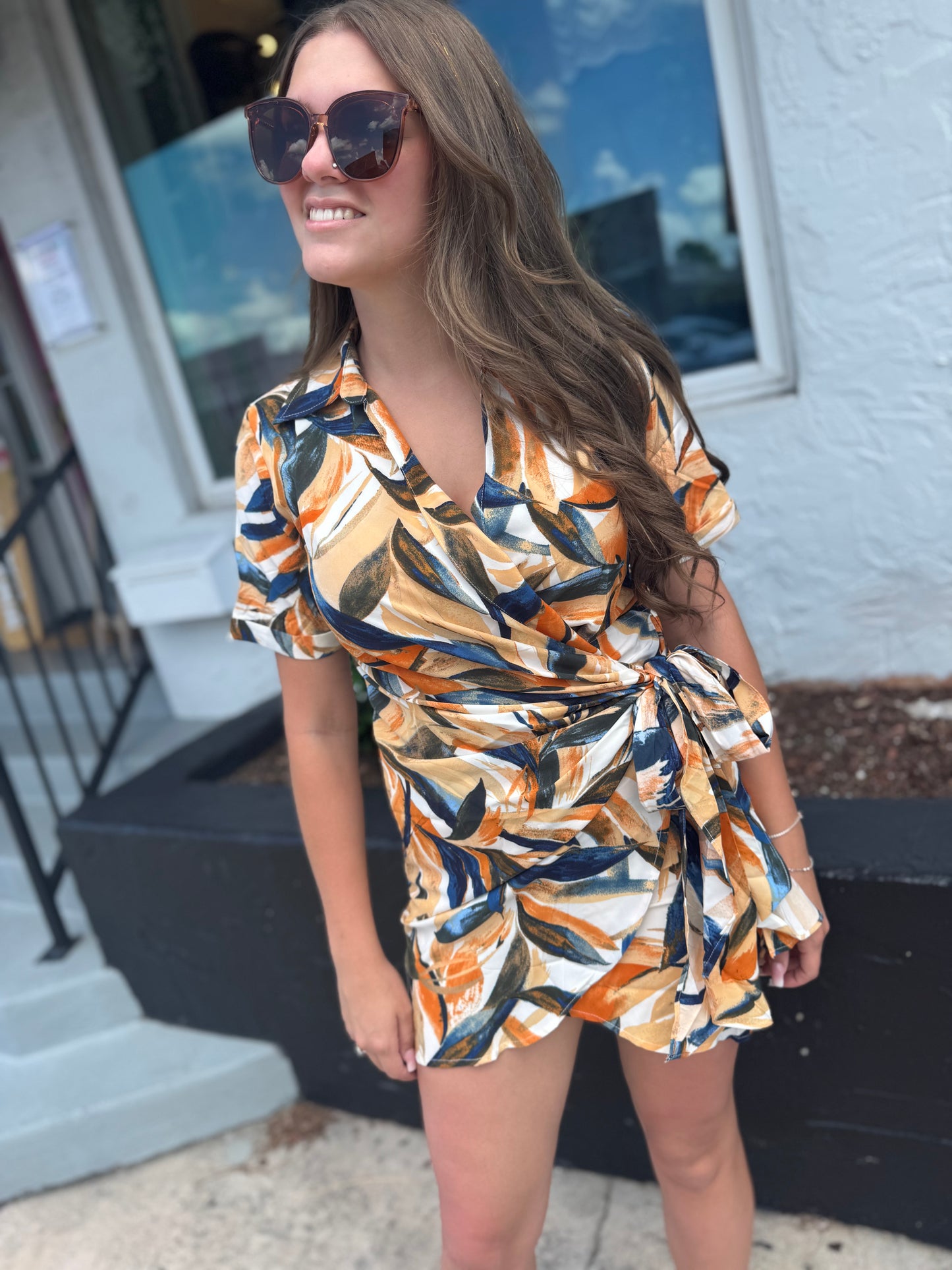 Cabana Daydream Tie Dress