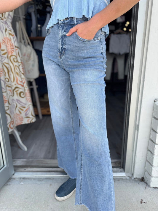 The Stassi Wide Leg Jeans