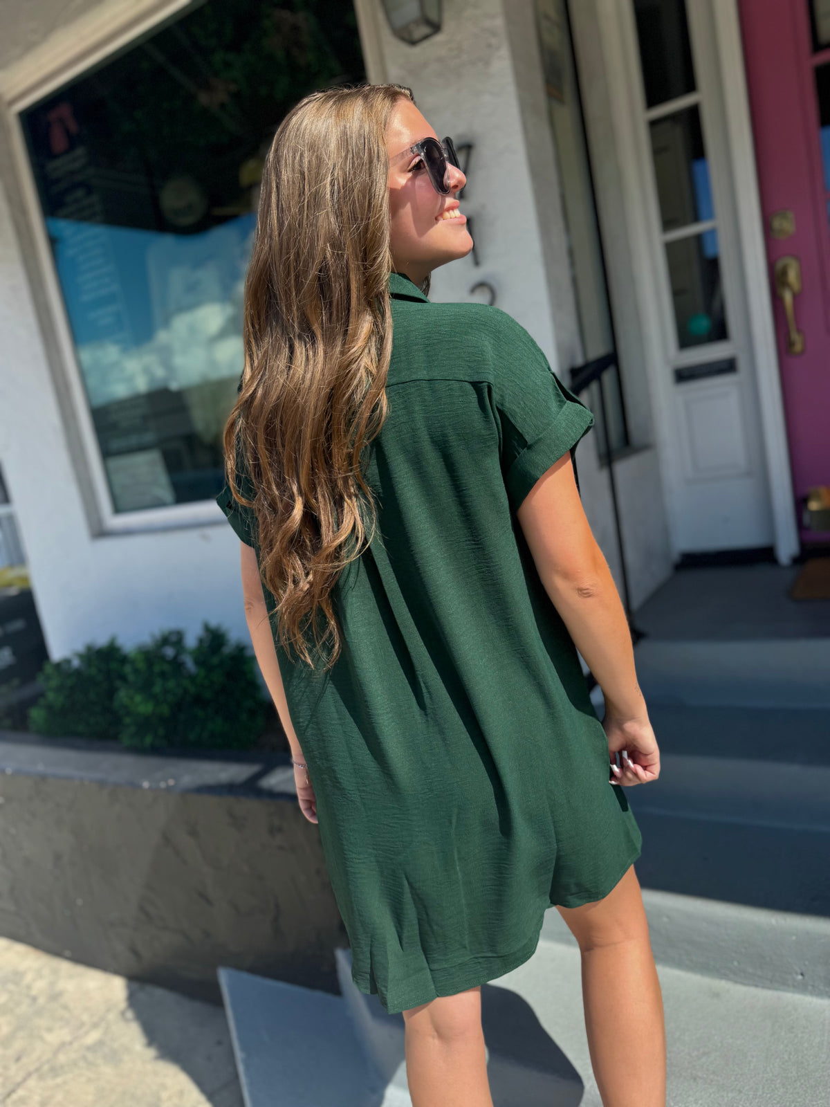 Easy Does It Shirt Dress