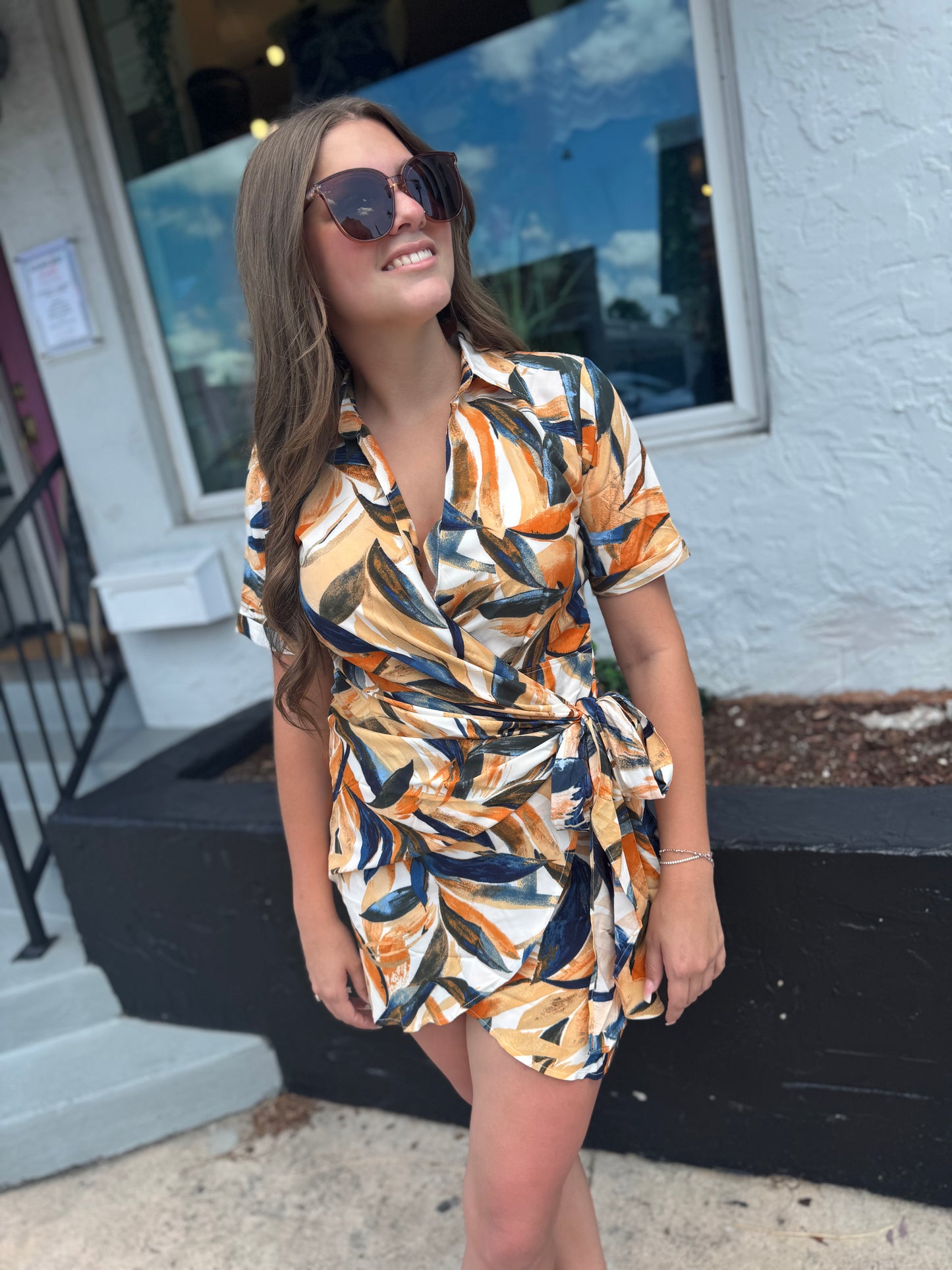 Cabana Daydream Tie Dress