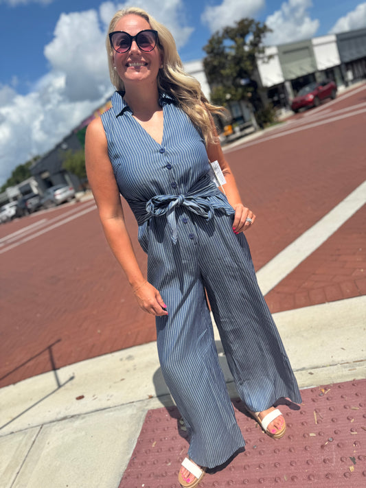 The Stripe Right Jumpsuit