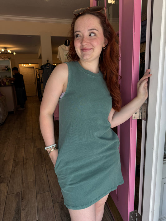 Sunset Drift Tank Dress
