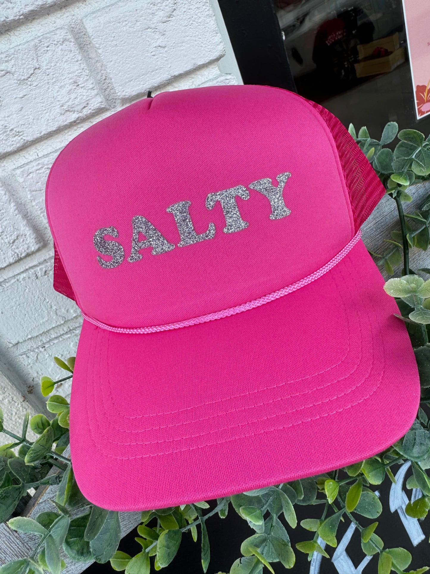 Salty Trucker Hat - Fuchsia