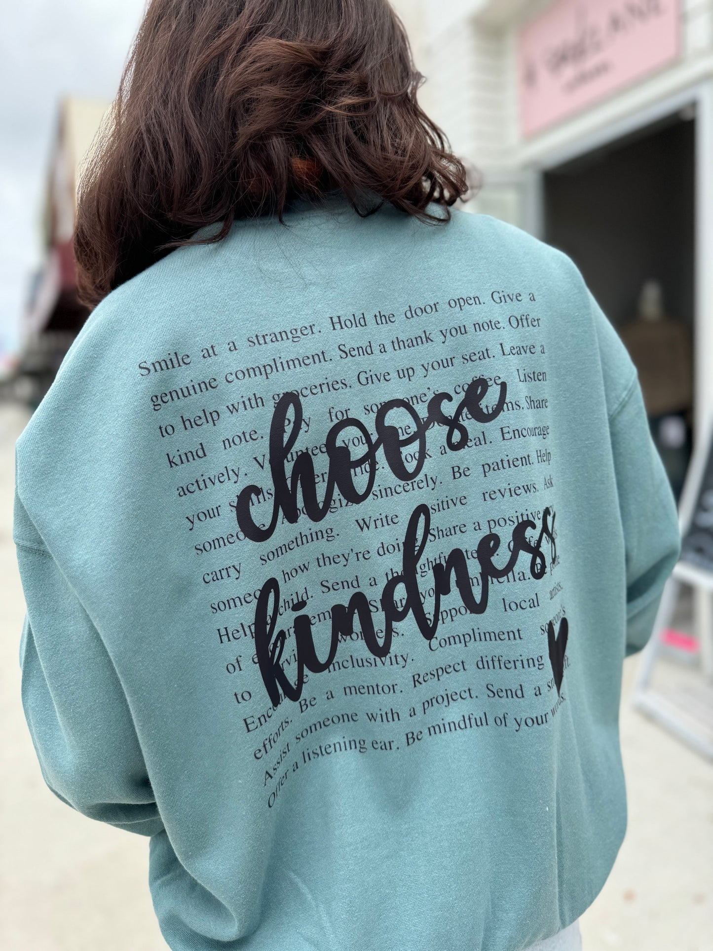 Choose Kindness Sweatshirt - Teal