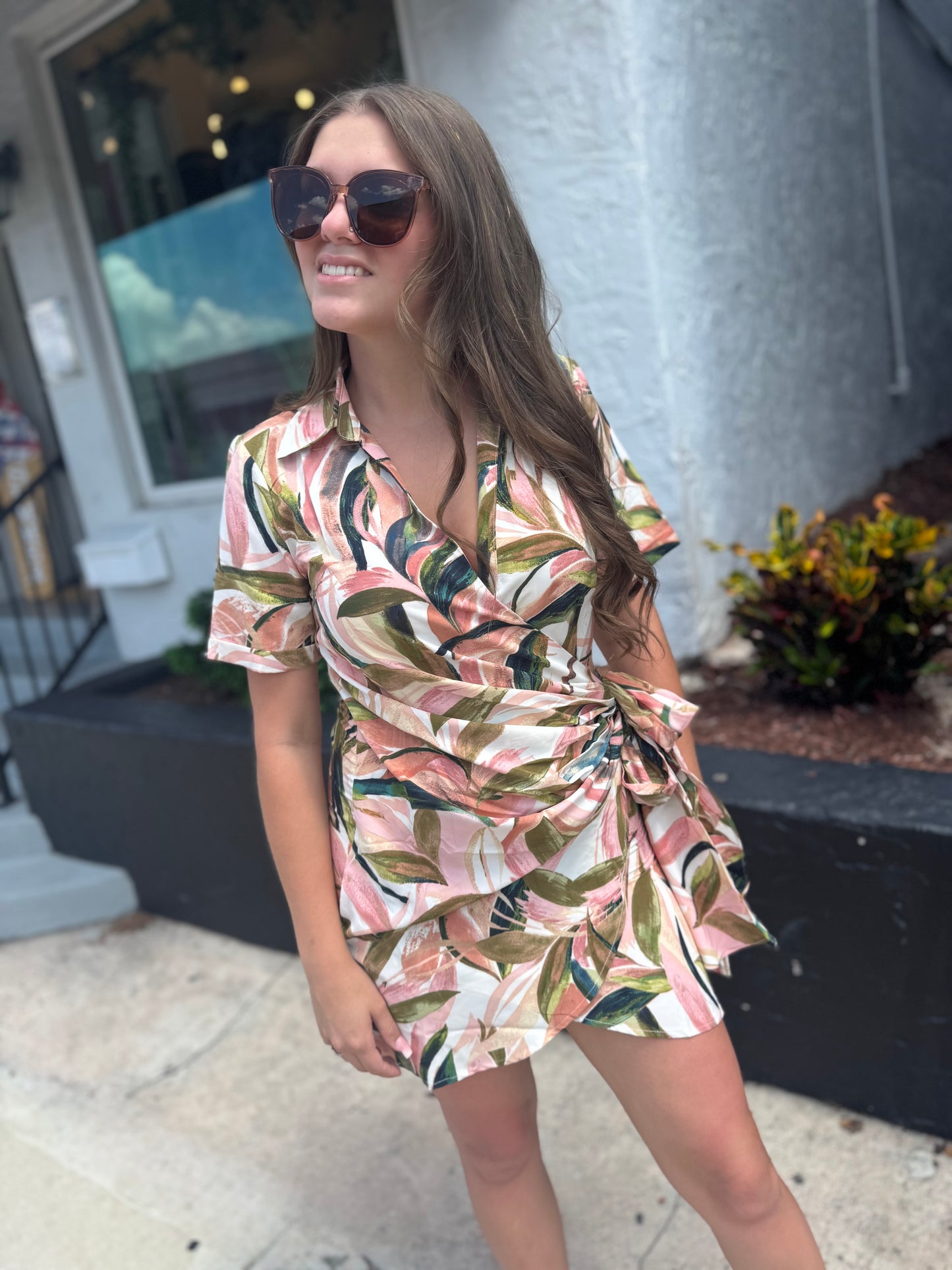 Cabana Daydream Tie Dress