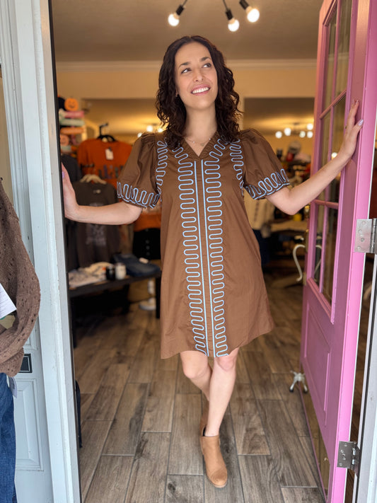 Cinnamon Social Mini Dress