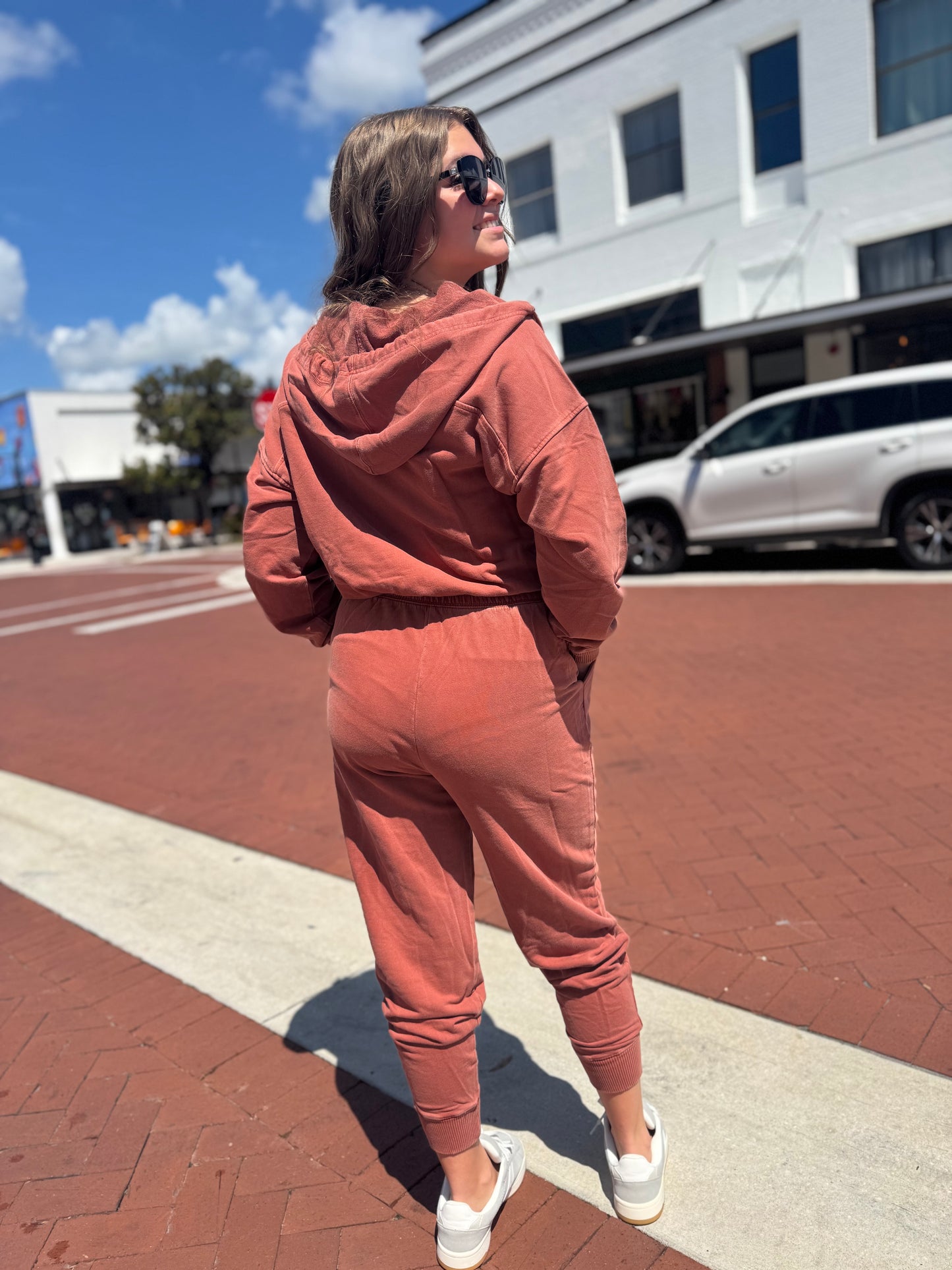 Zip & Zip French Terry Jumpsuit - 5 COLORS
